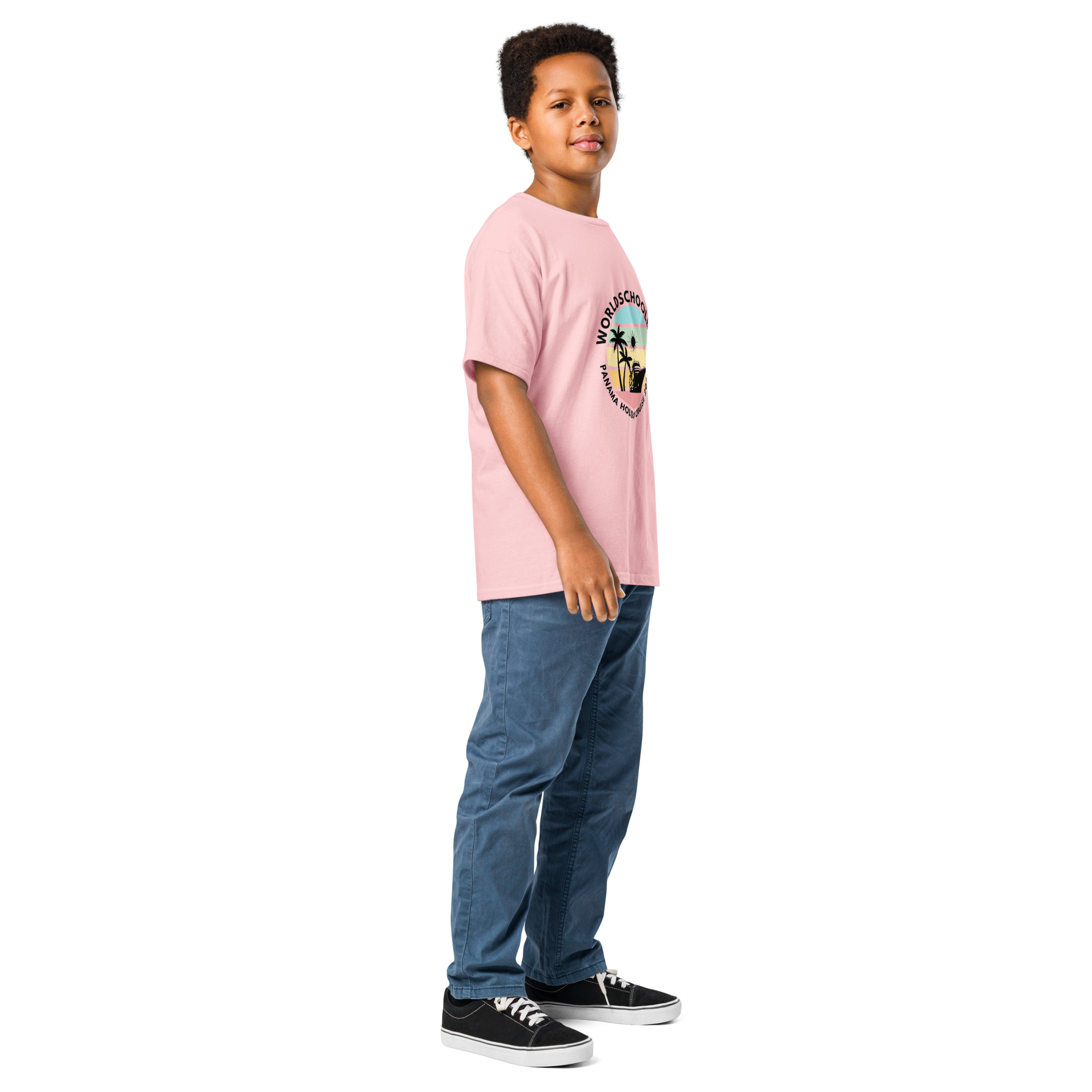 Youth Classic Tee | Black Font | Panama Holiday Cruise 2025