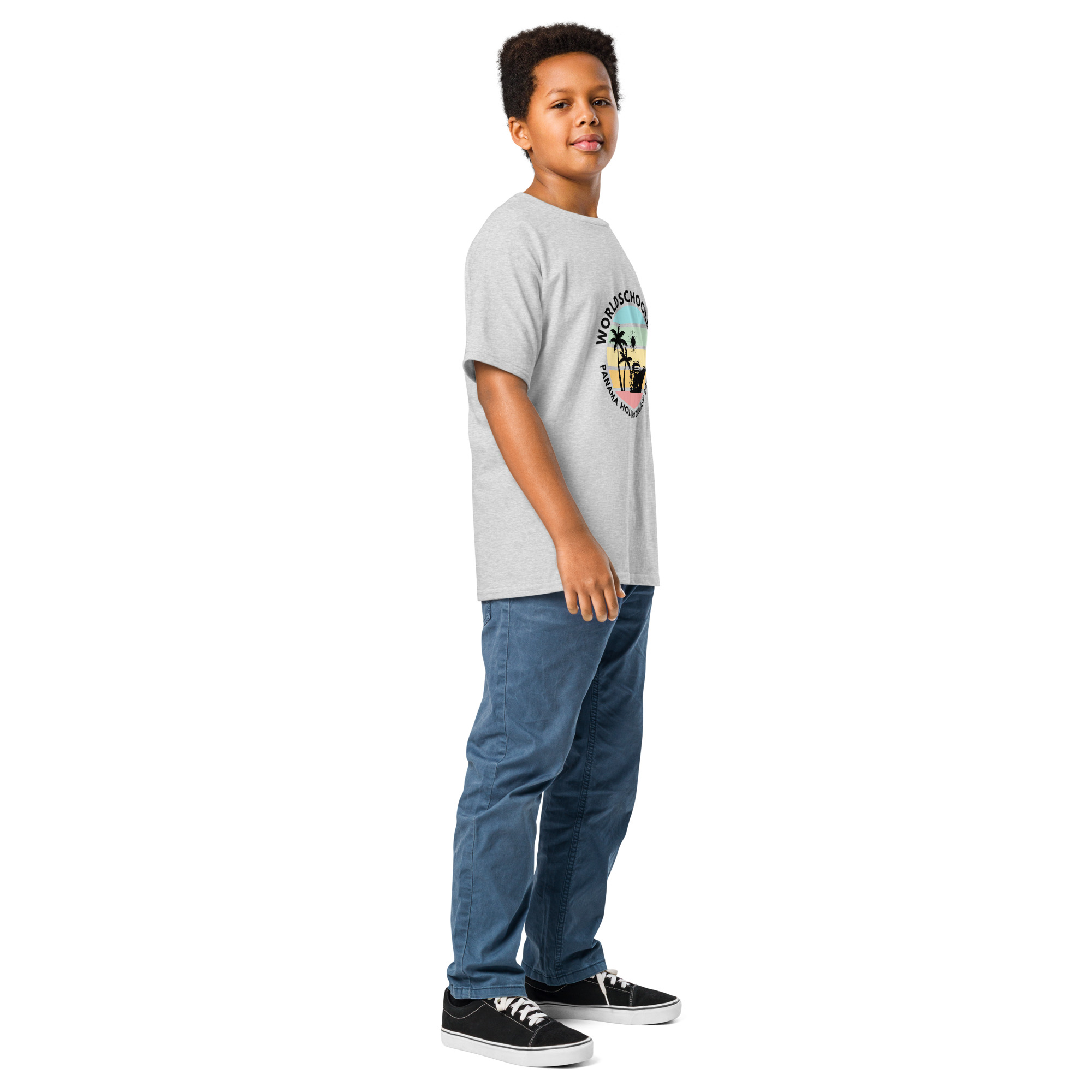 Youth Classic Tee | Black Font | Panama Holiday Cruise 2025