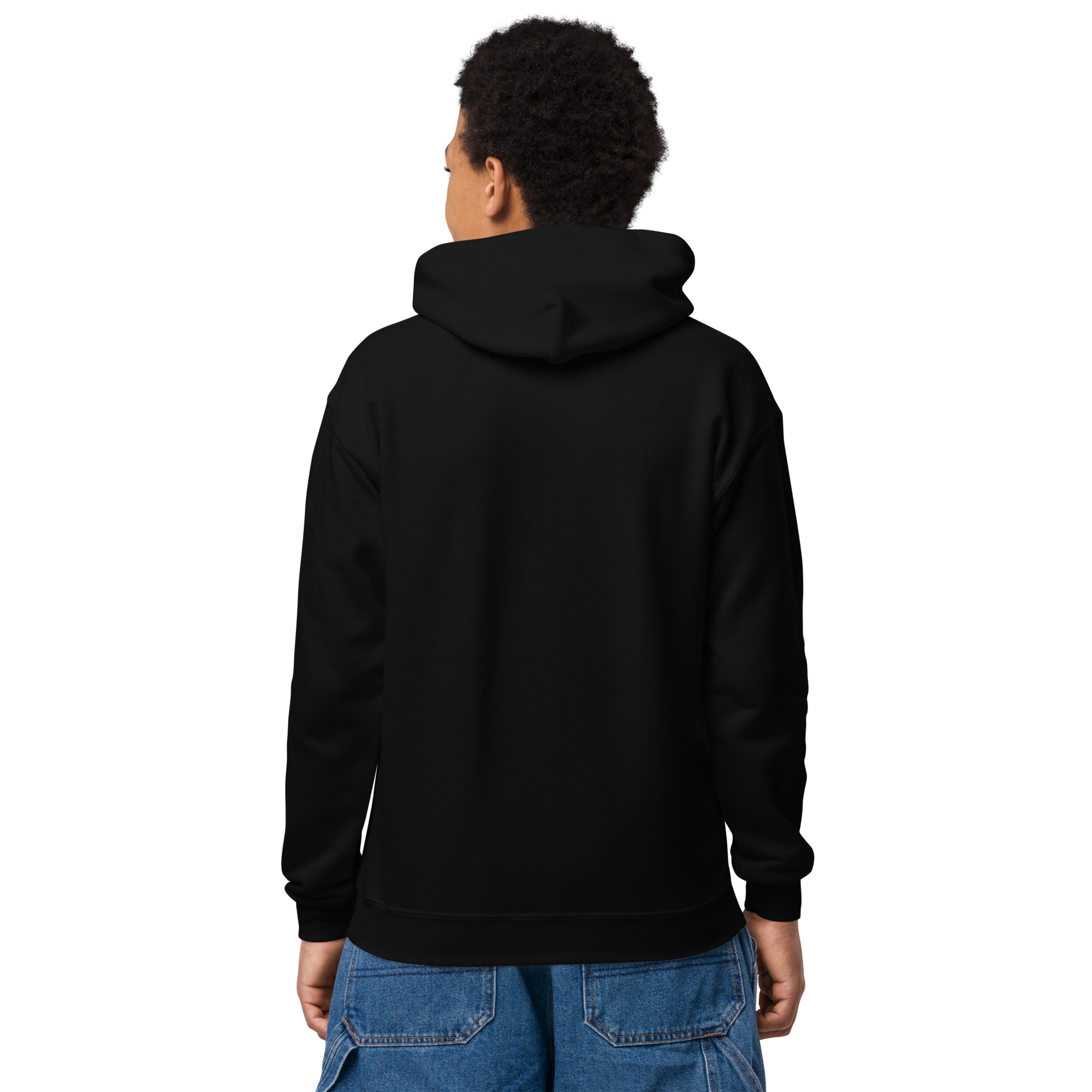 Youth Heavy Blend Hoodie | White Font | Half World Cruise 2025