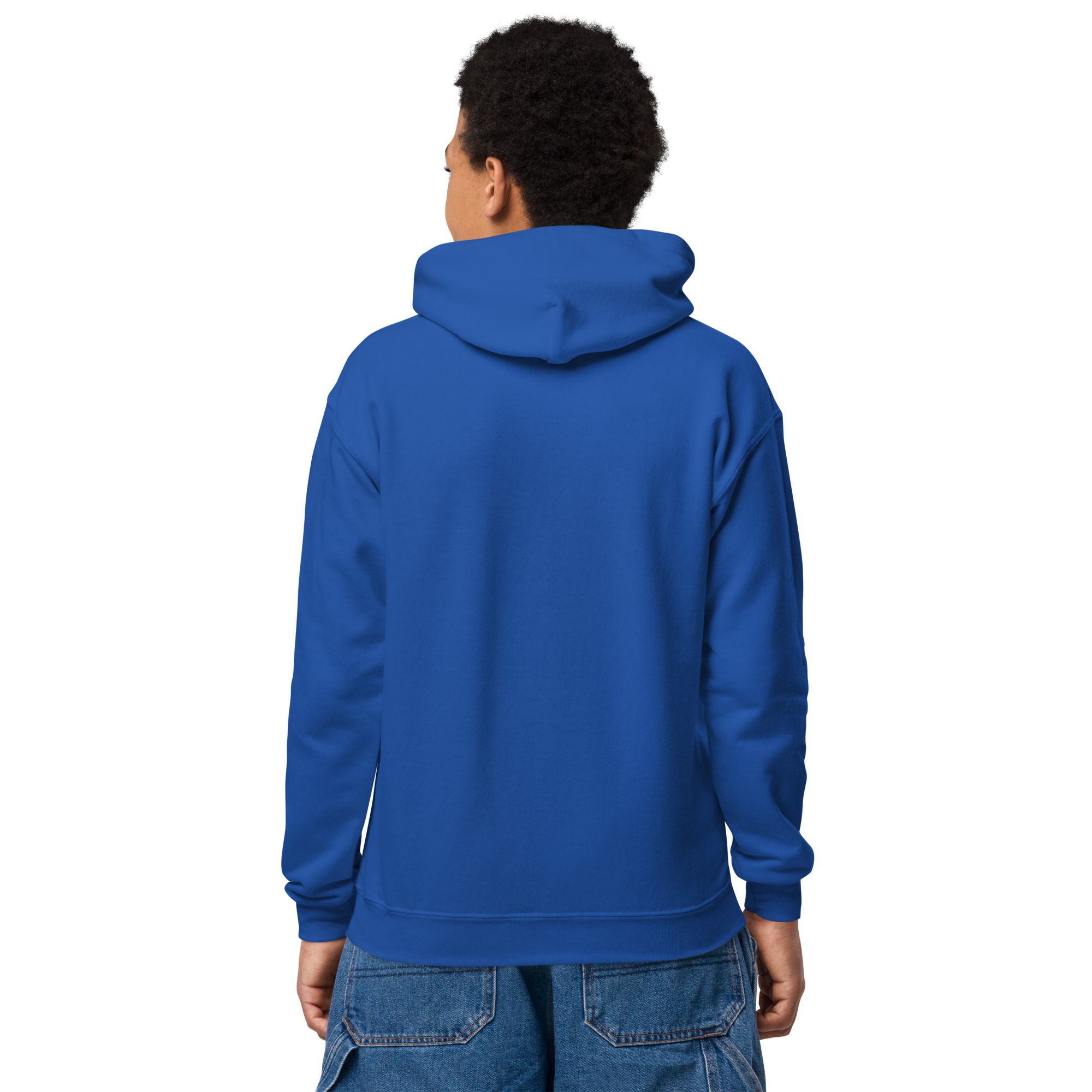 Youth Heavy Blend Hoodie | White Font | Half World Cruise 2025