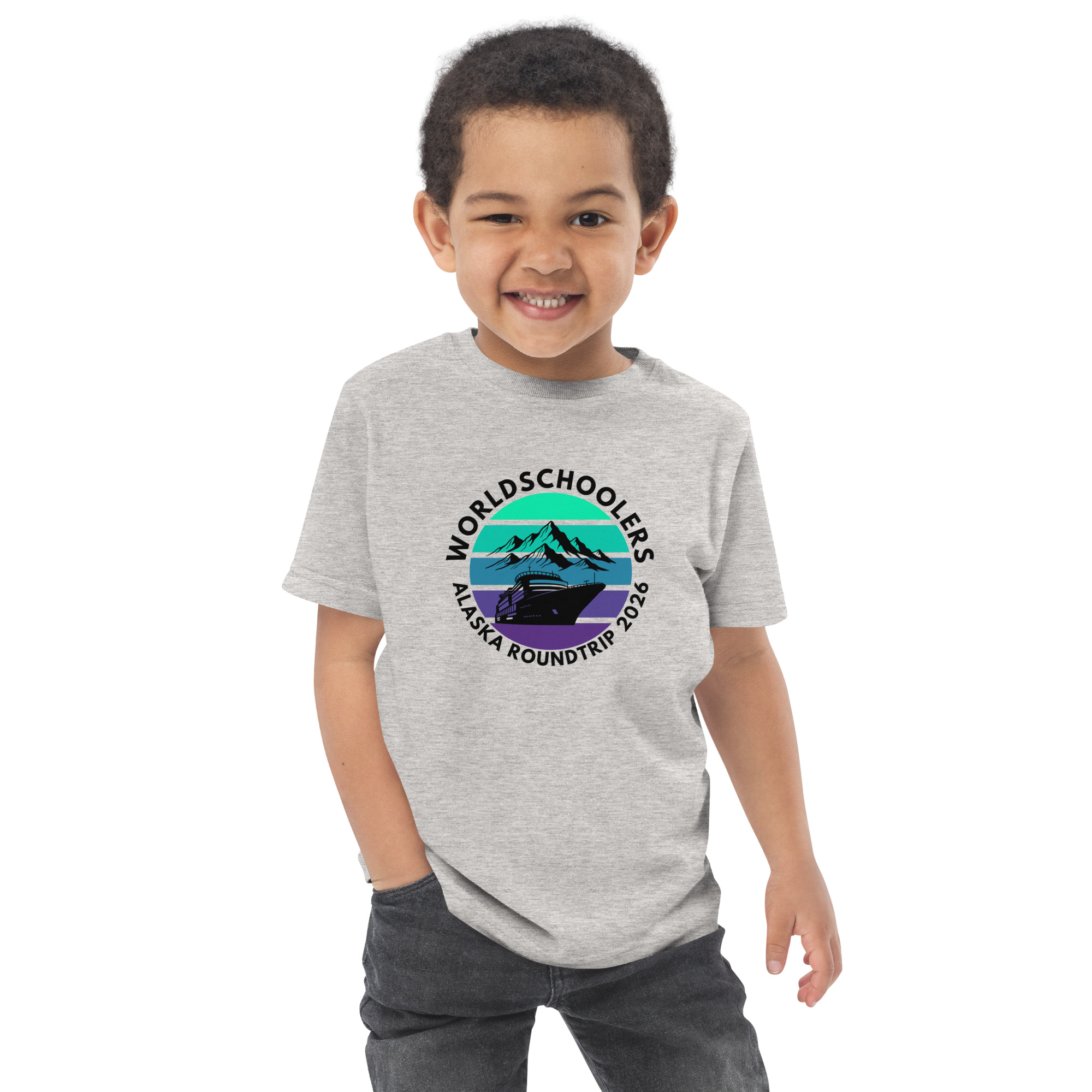 Alaska Roundtrip 2026 | Toddler Jersey T-Shirt