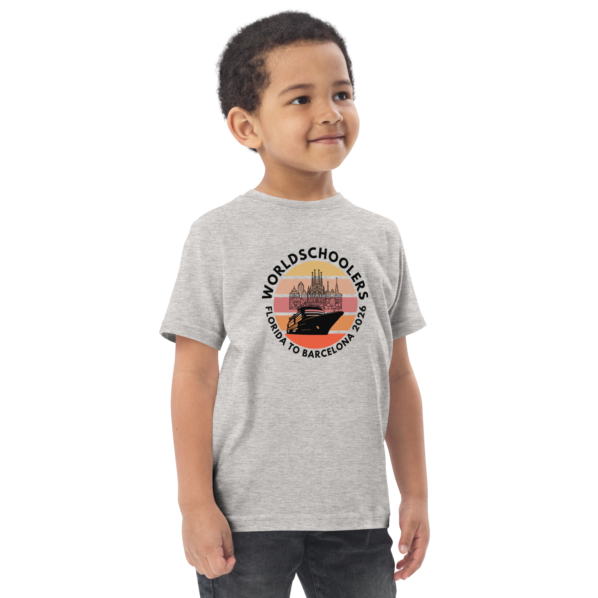 Florida to Barcelona 2026 | Toddler Jersey T-Shirt