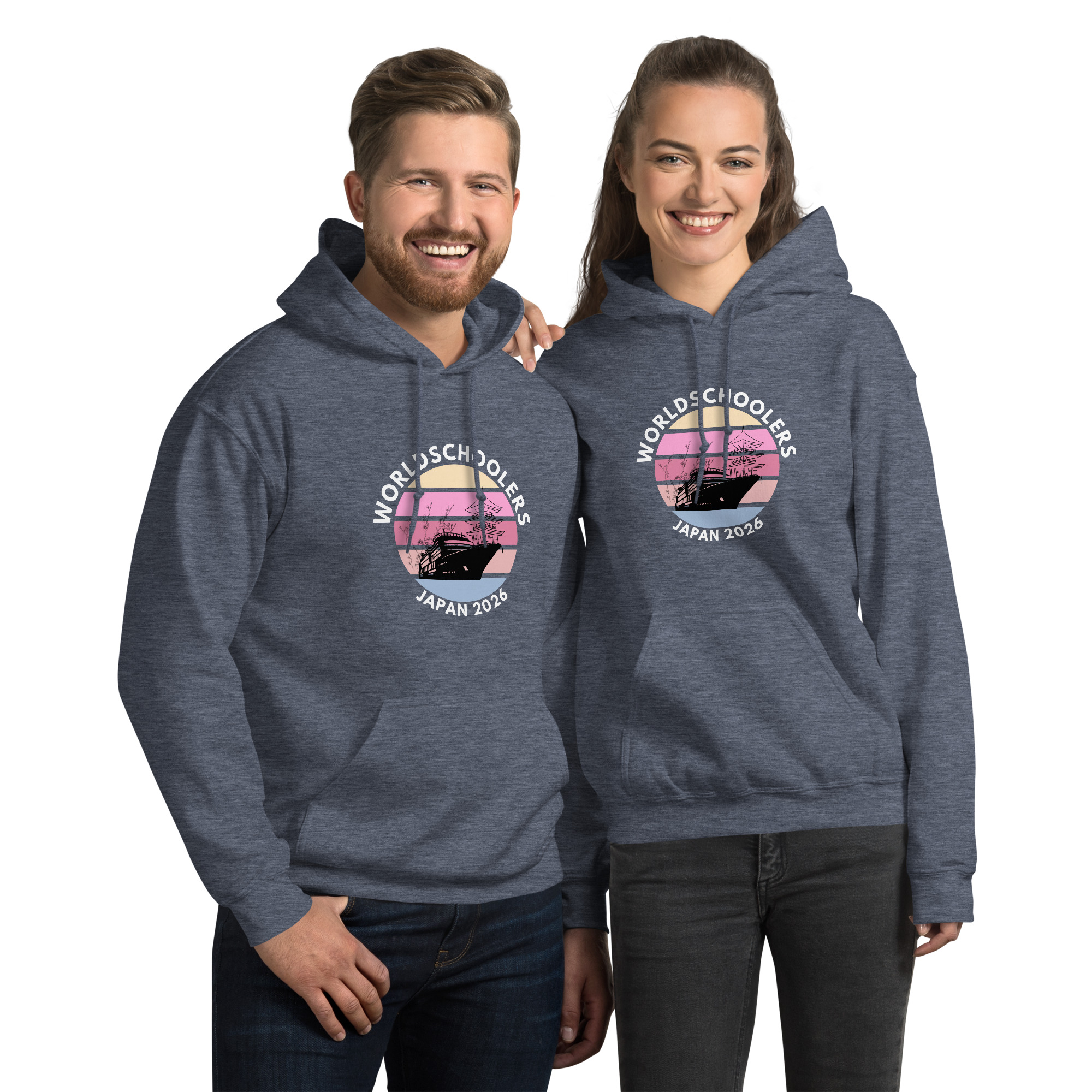 Unisex hoodie featuring Melody Lane Japan 2026 graphic, perfect for fans of travel and pop culture, available in stylish unisex design.