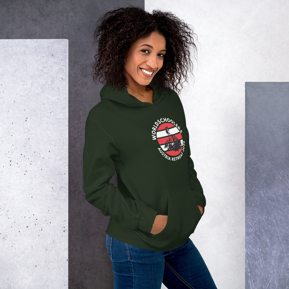 Austria 2026 | Flag logo | Unisex Hoodie