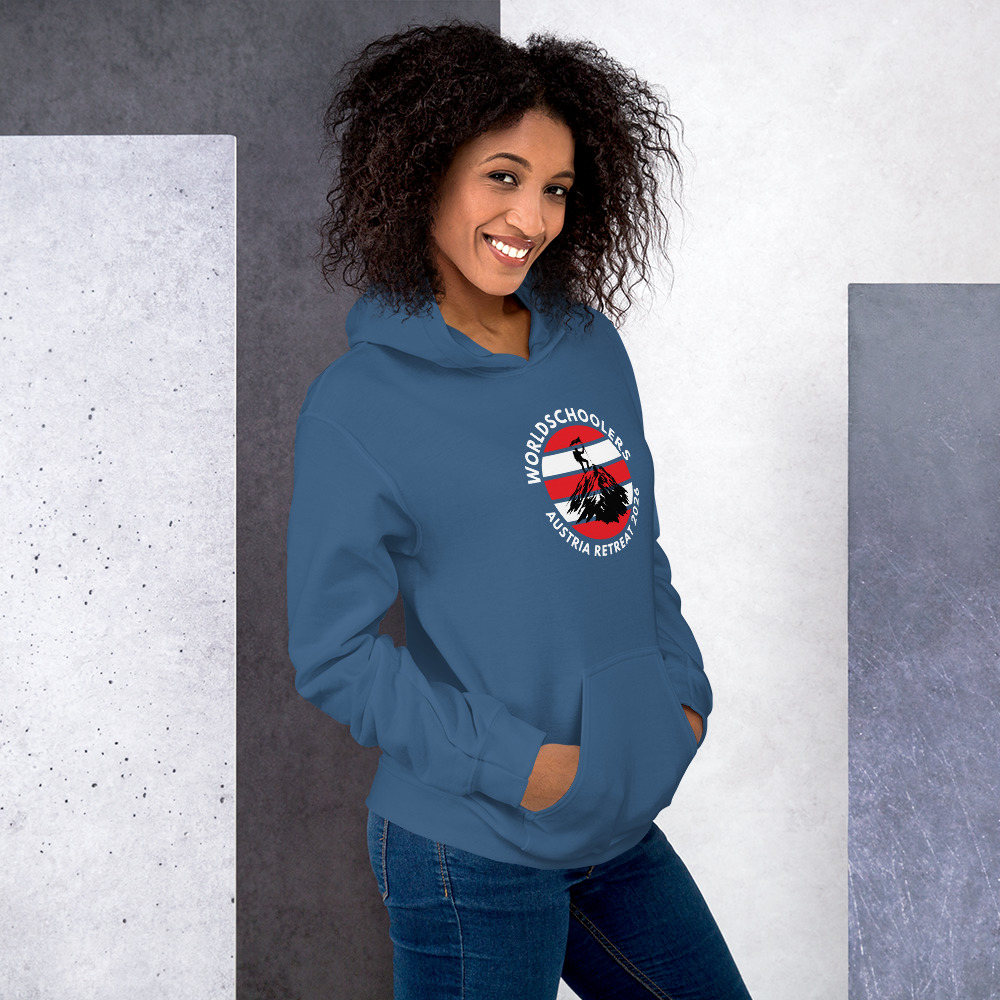 Austria 2026 | Flag logo | Unisex Hoodie