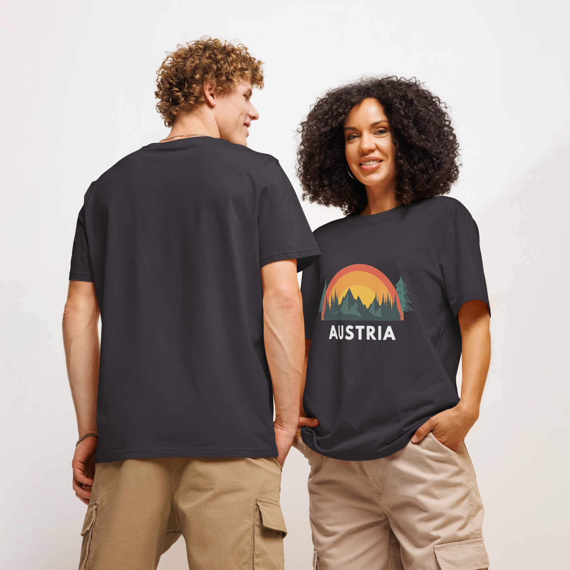 Austria 2026 | Forest logo | Unisex organic t-shirt