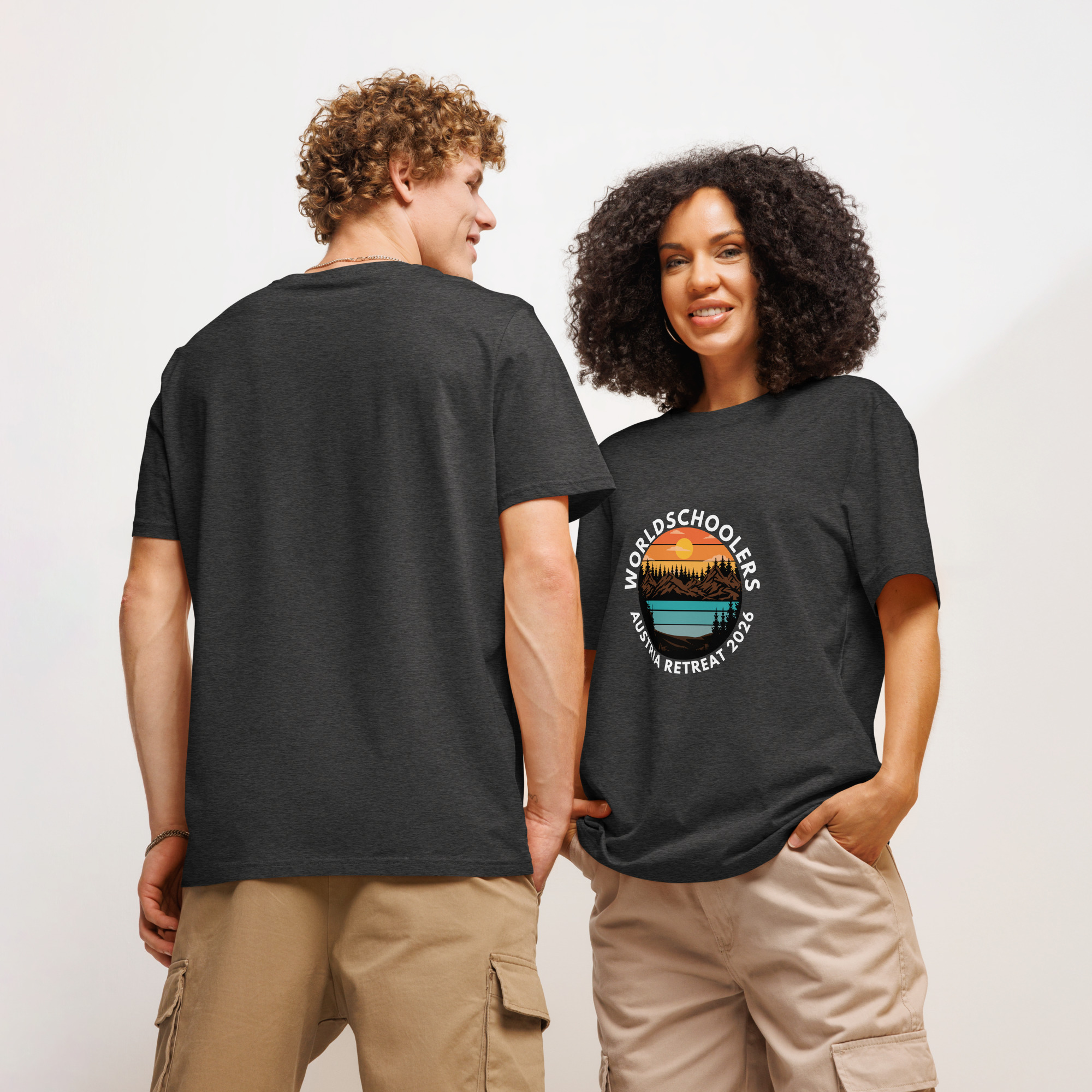 Austria 2026 | Landscape logo | Unisex organic t-shirt