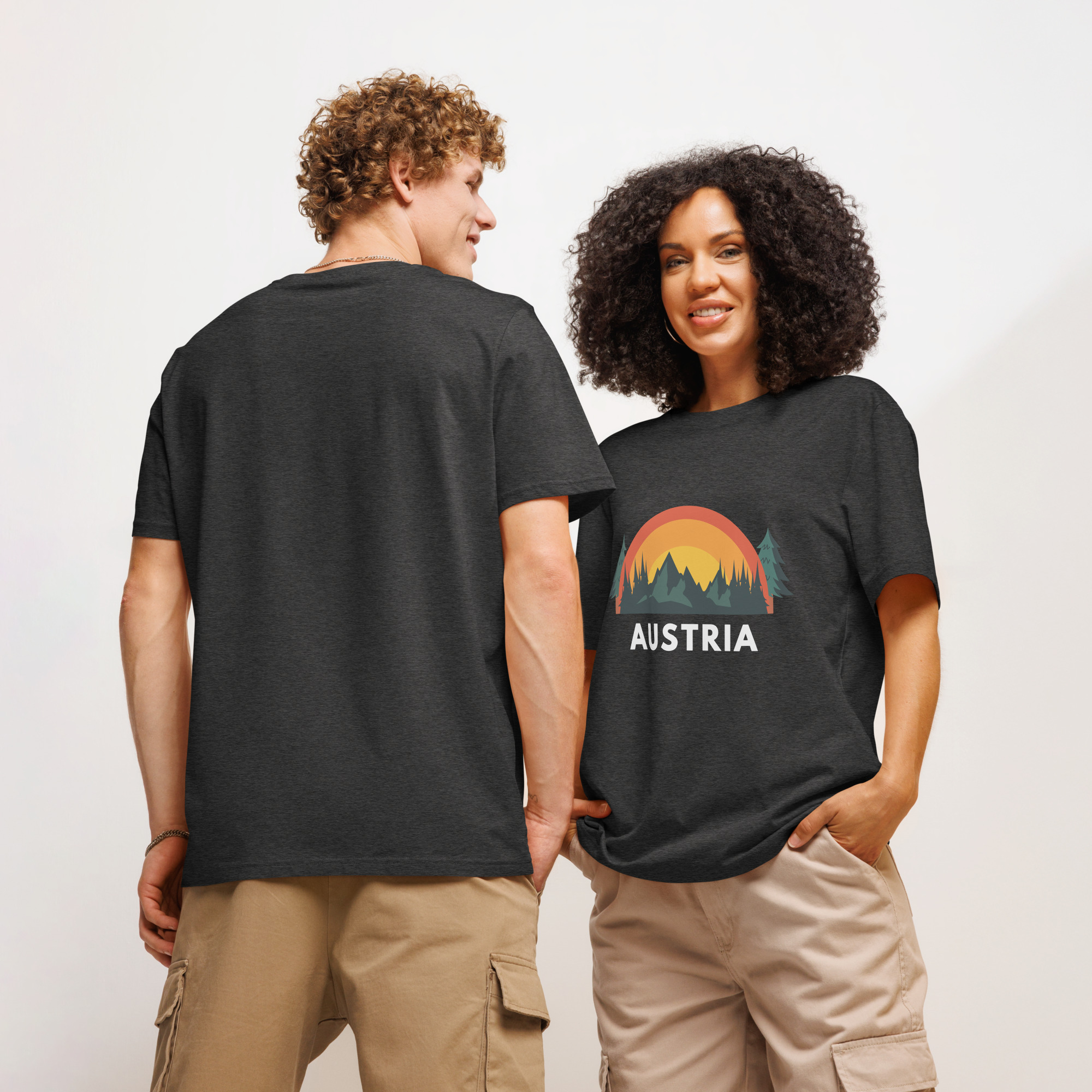 Austria 2026 | Forest logo | Unisex organic t-shirt