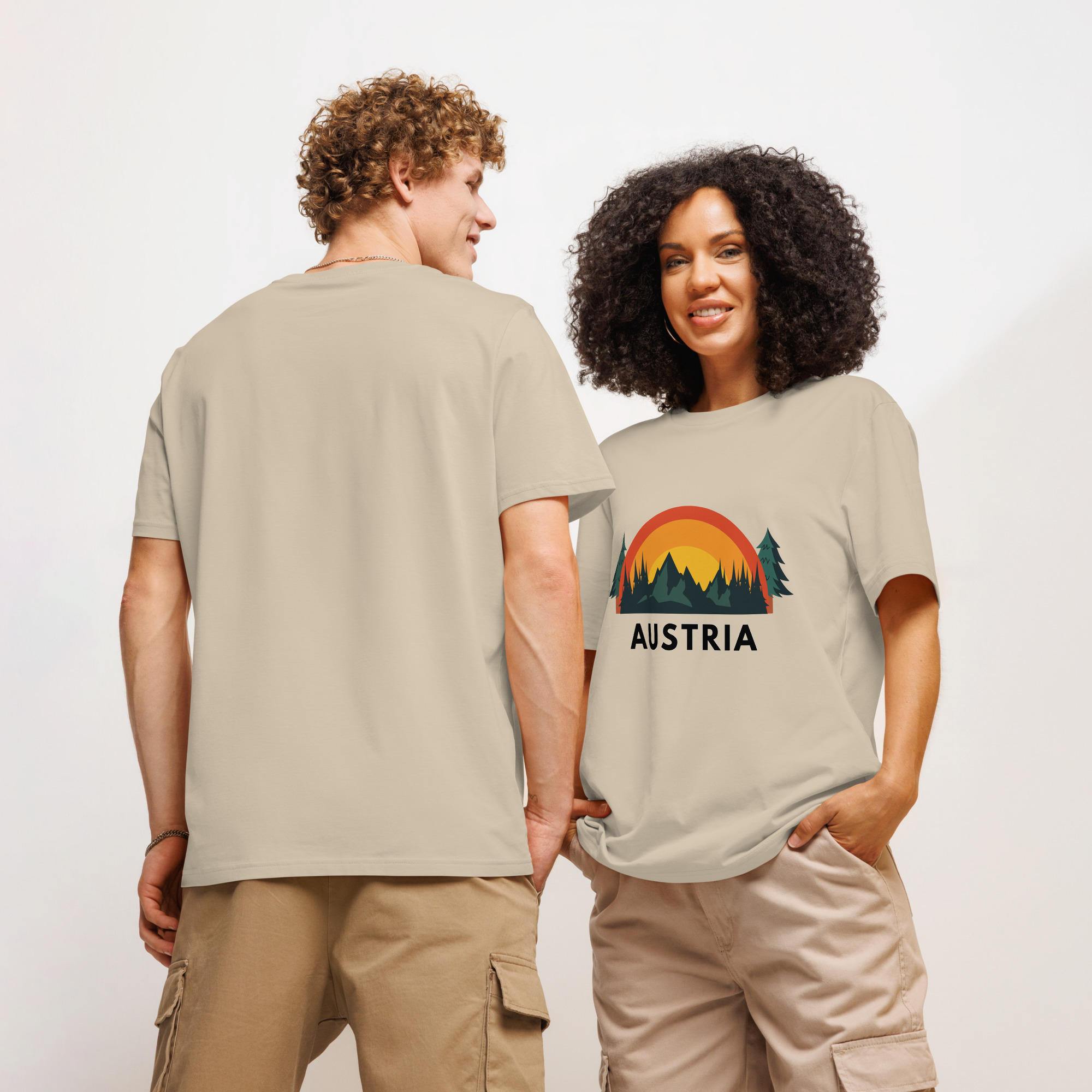 Austria 2026 | Forest logo | Unisex organic t-shirt