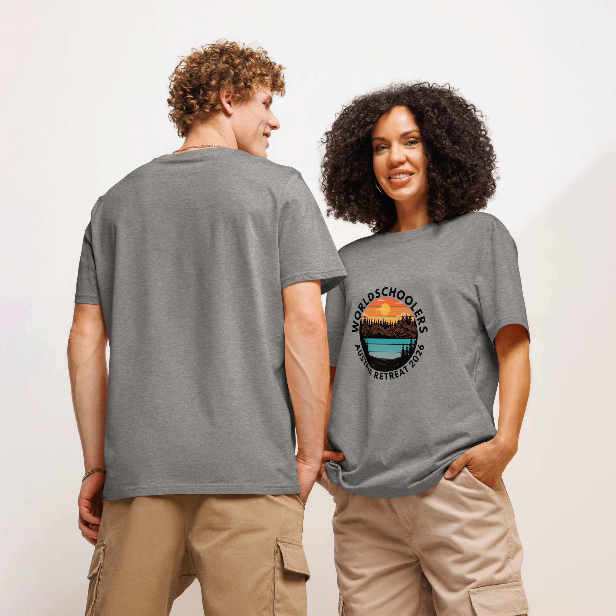Austria 2026 | Landscape logo | Unisex organic t-shirt