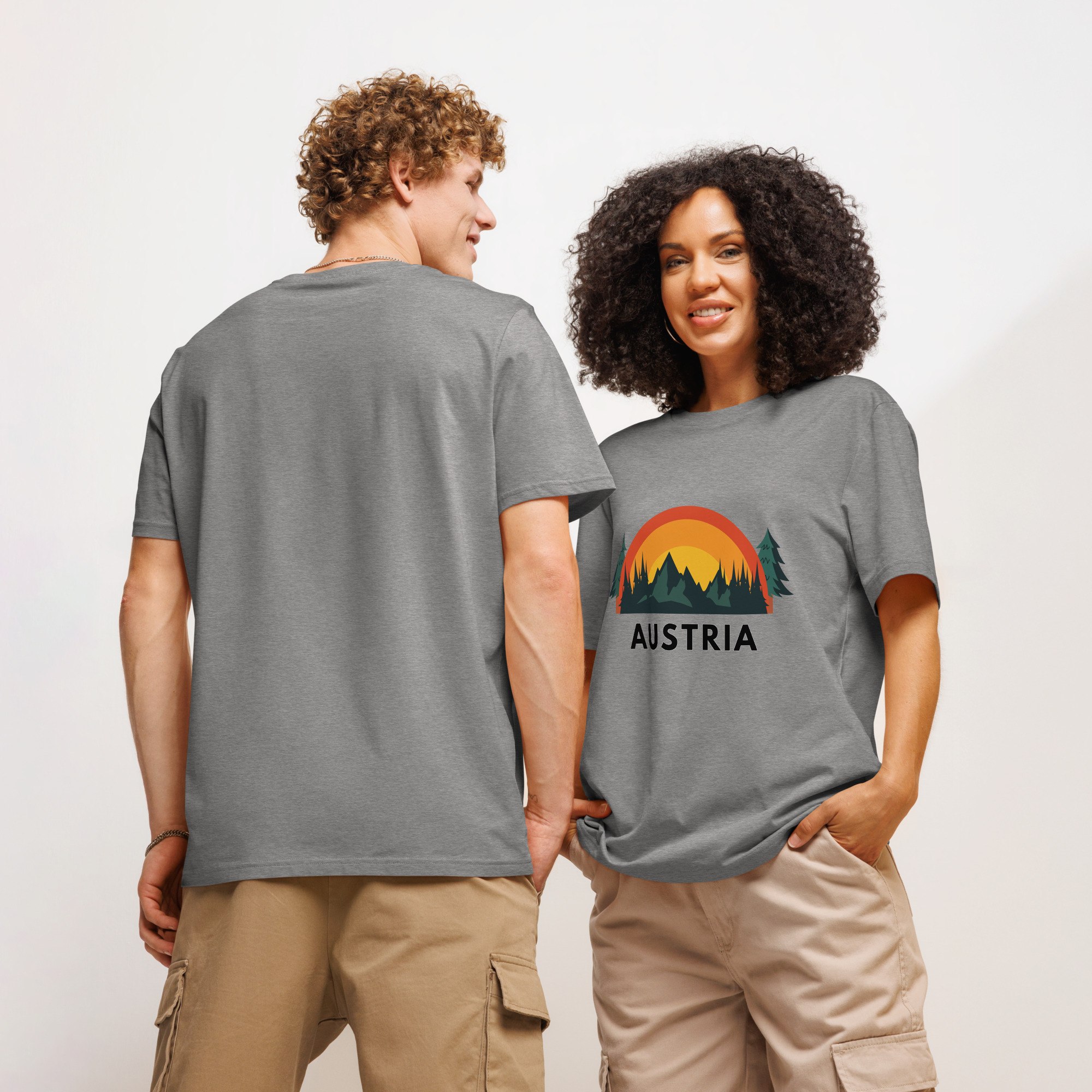 Austria 2026 | Forest logo | Unisex organic t-shirt