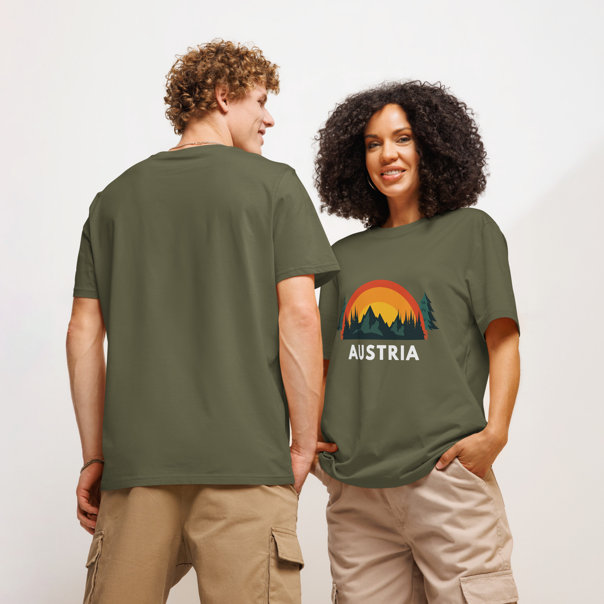 Austria 2026 | Forest logo | Unisex organic t-shirt