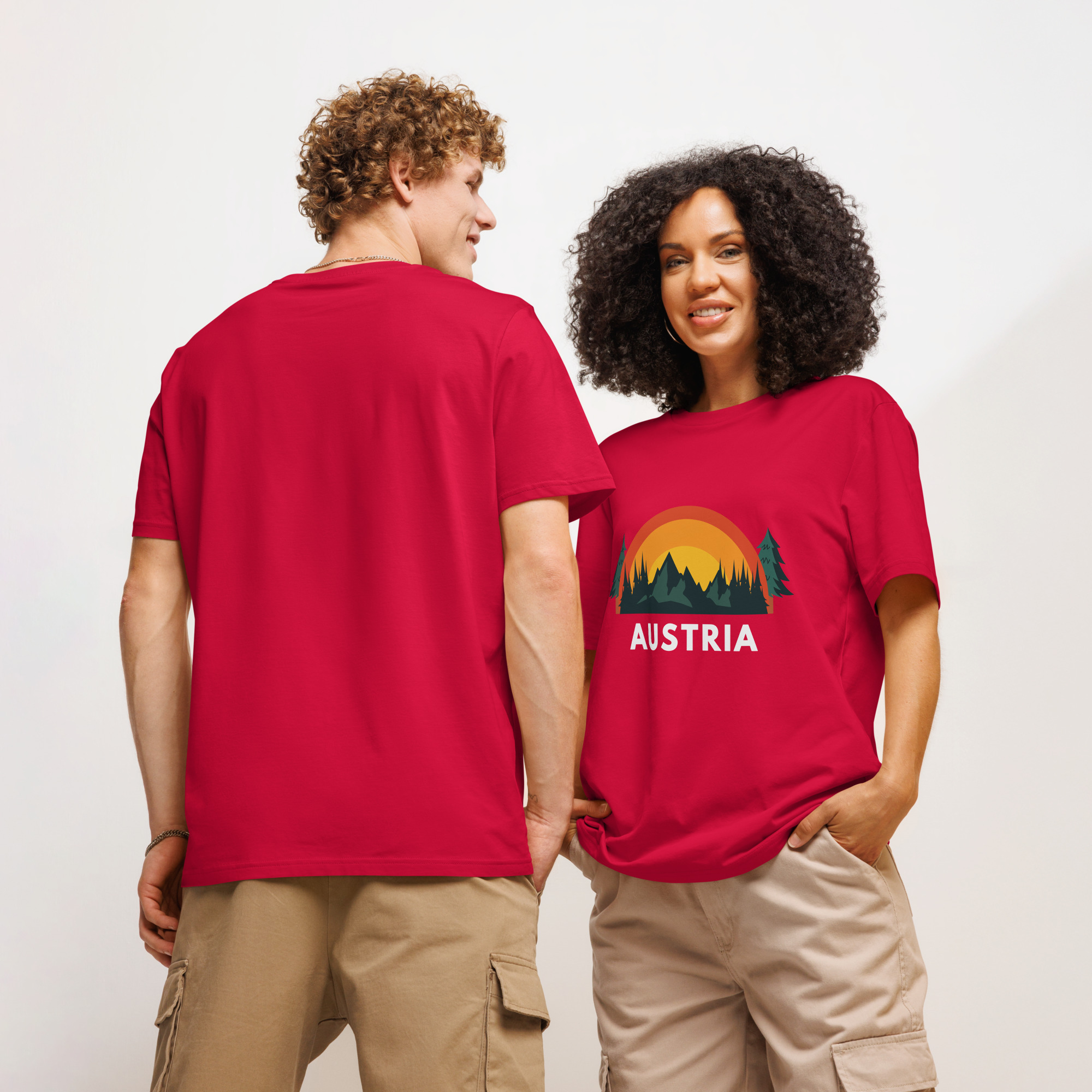 Austria 2026 | Forest logo | Unisex organic t-shirt