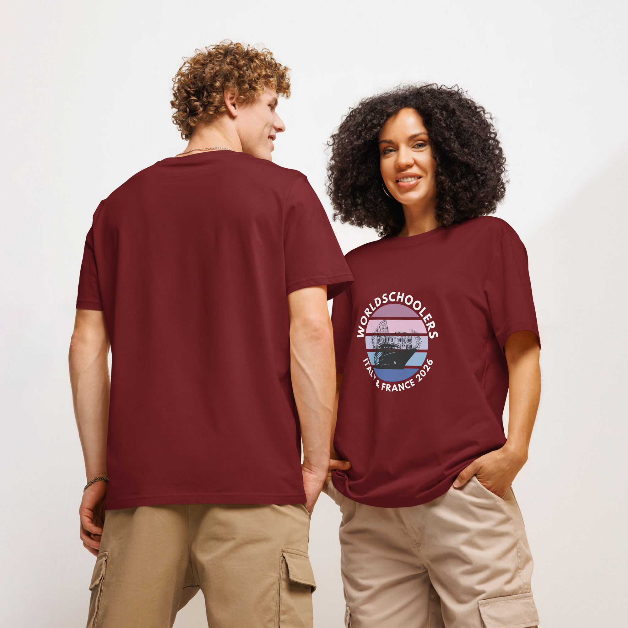 Italy & France 2026 | Unisex organic t-shirt