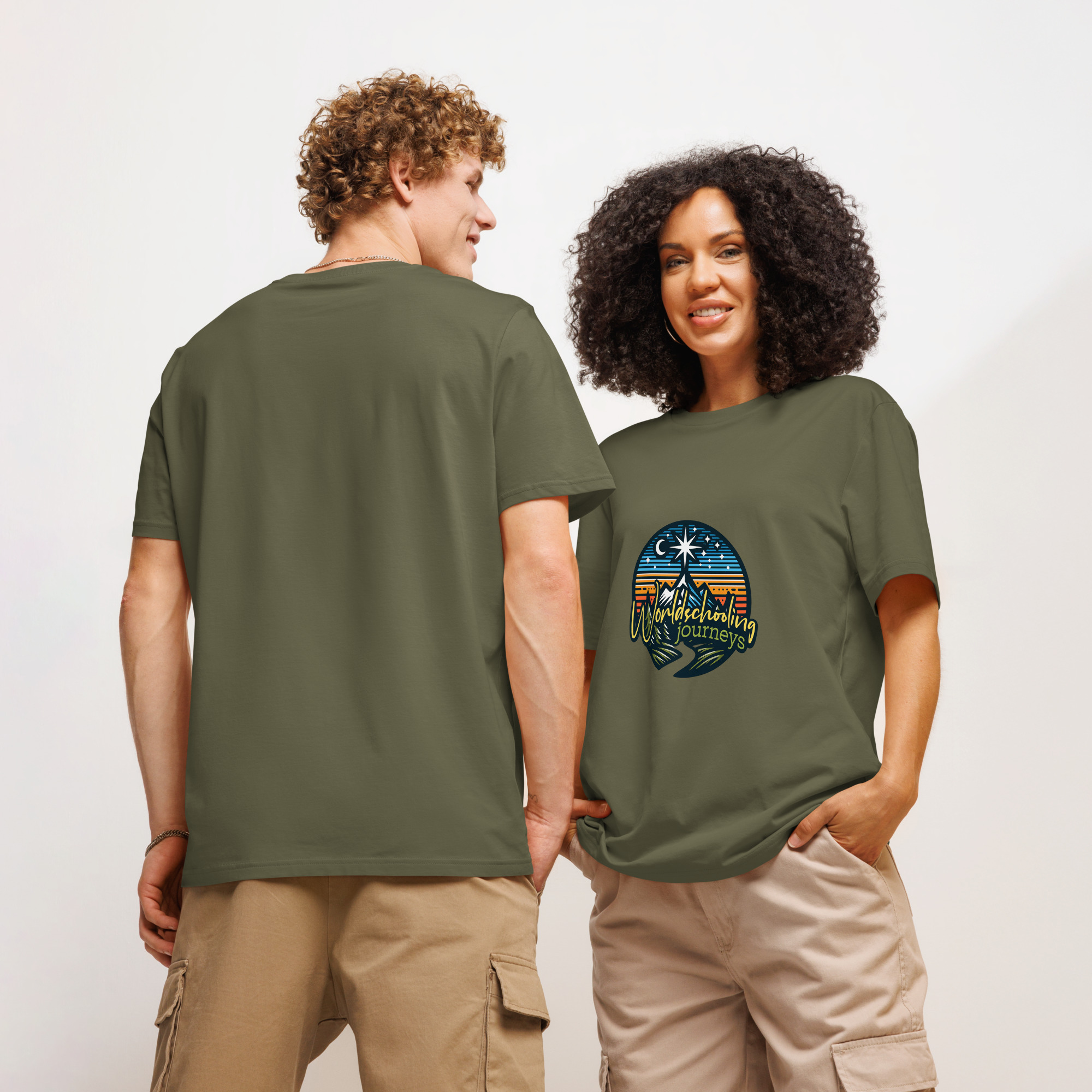 Worldschooling Journeys | Unisex organic t-shirt