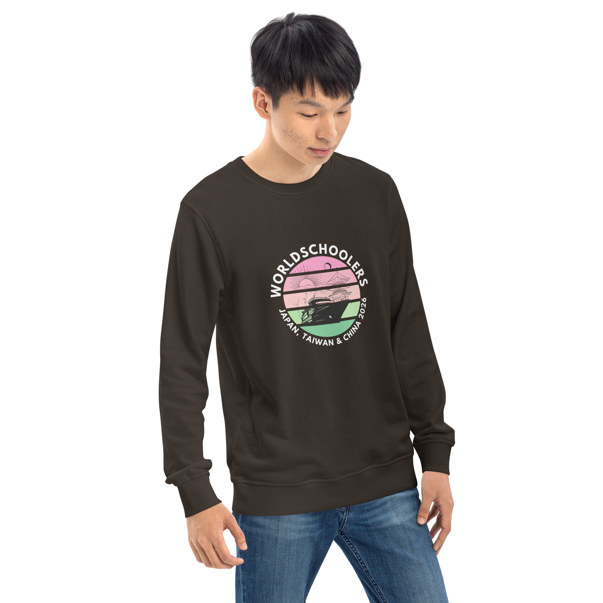 Japan, Taiwan & China 2026 | Unisex organic sweatshirt