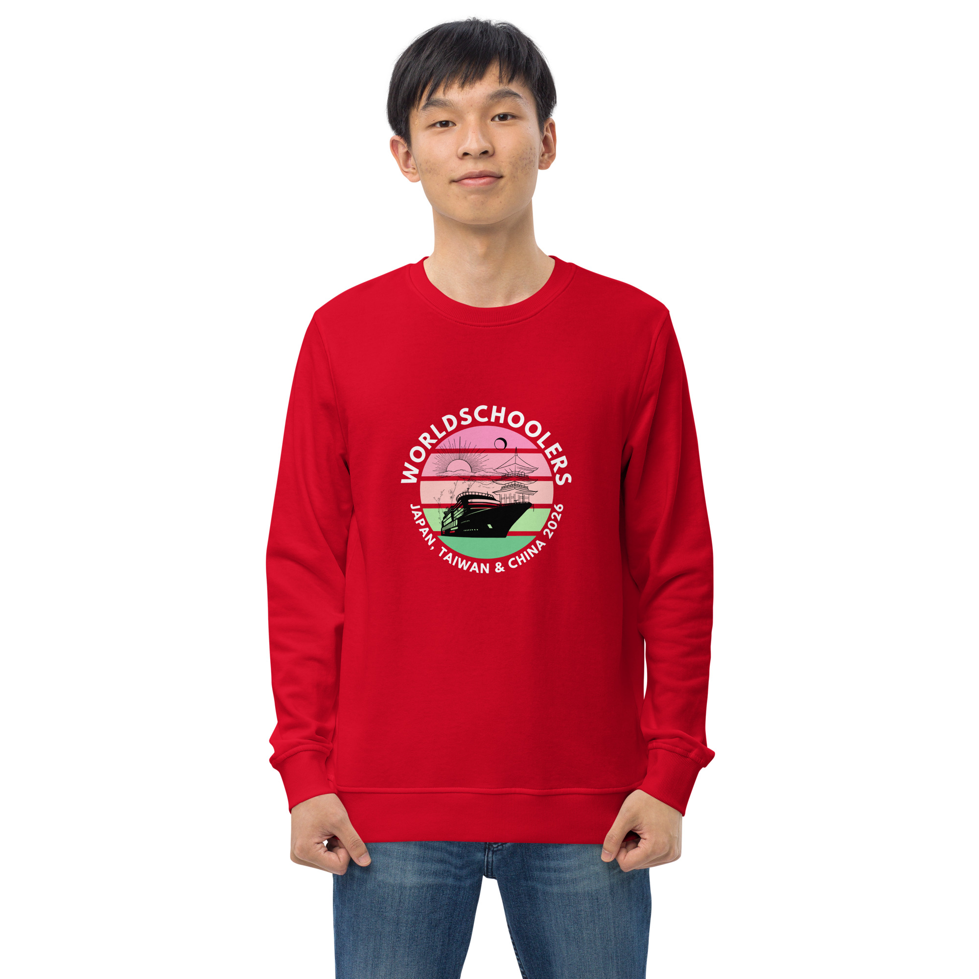 Japan, Taiwan & China 2026 | Unisex organic sweatshirt