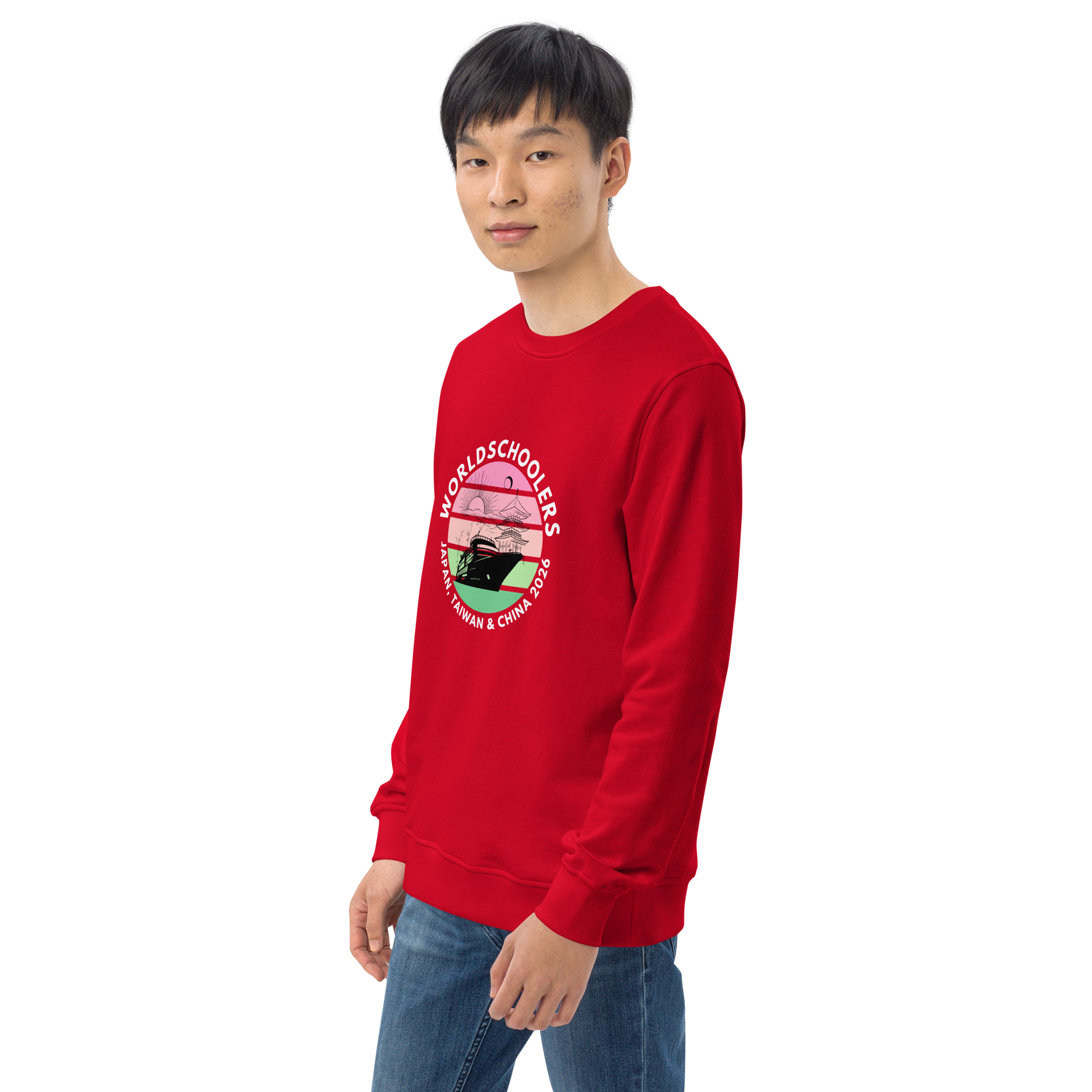 Japan, Taiwan & China 2026 | Unisex organic sweatshirt