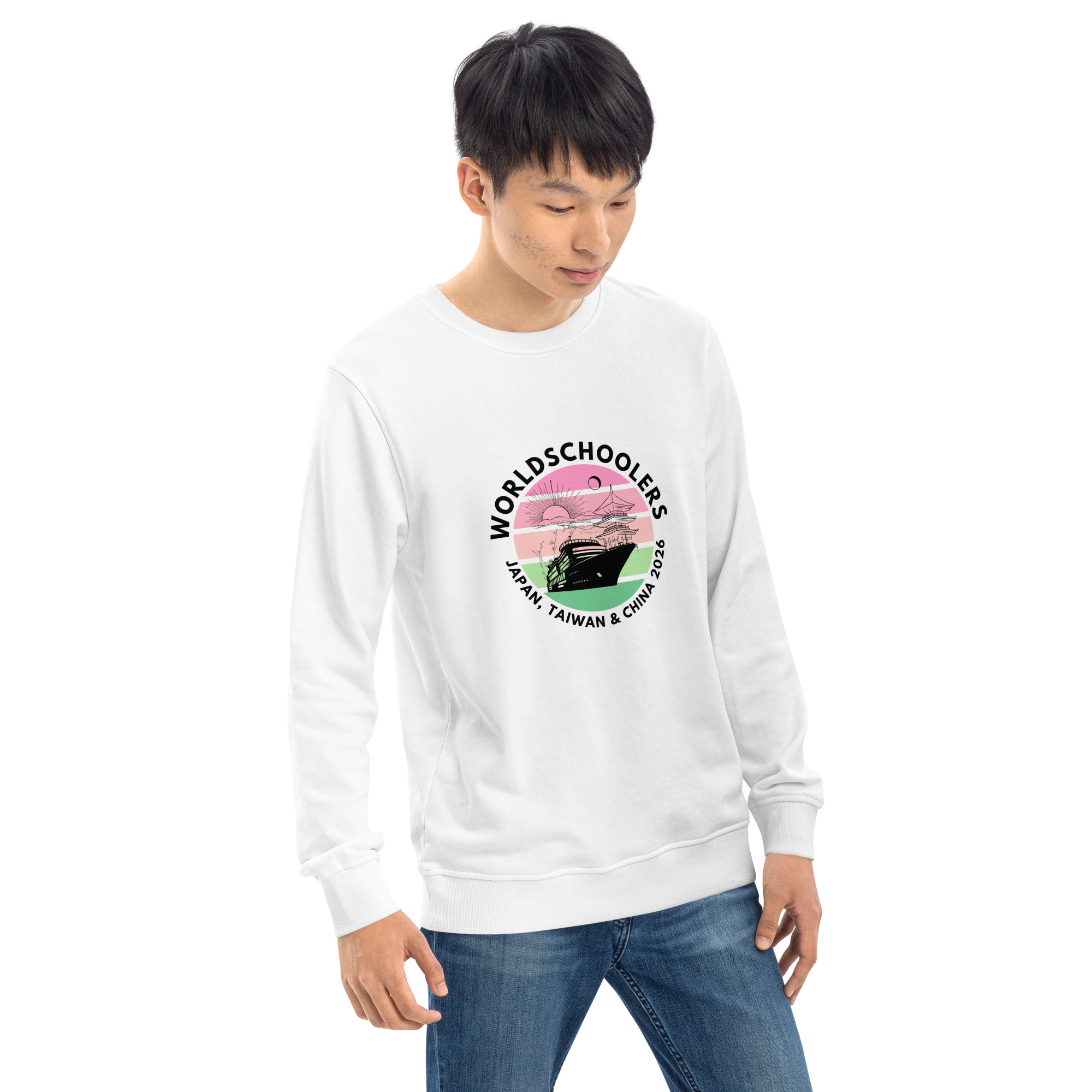 Japan, Taiwan & China 2026 | Unisex organic sweatshirt