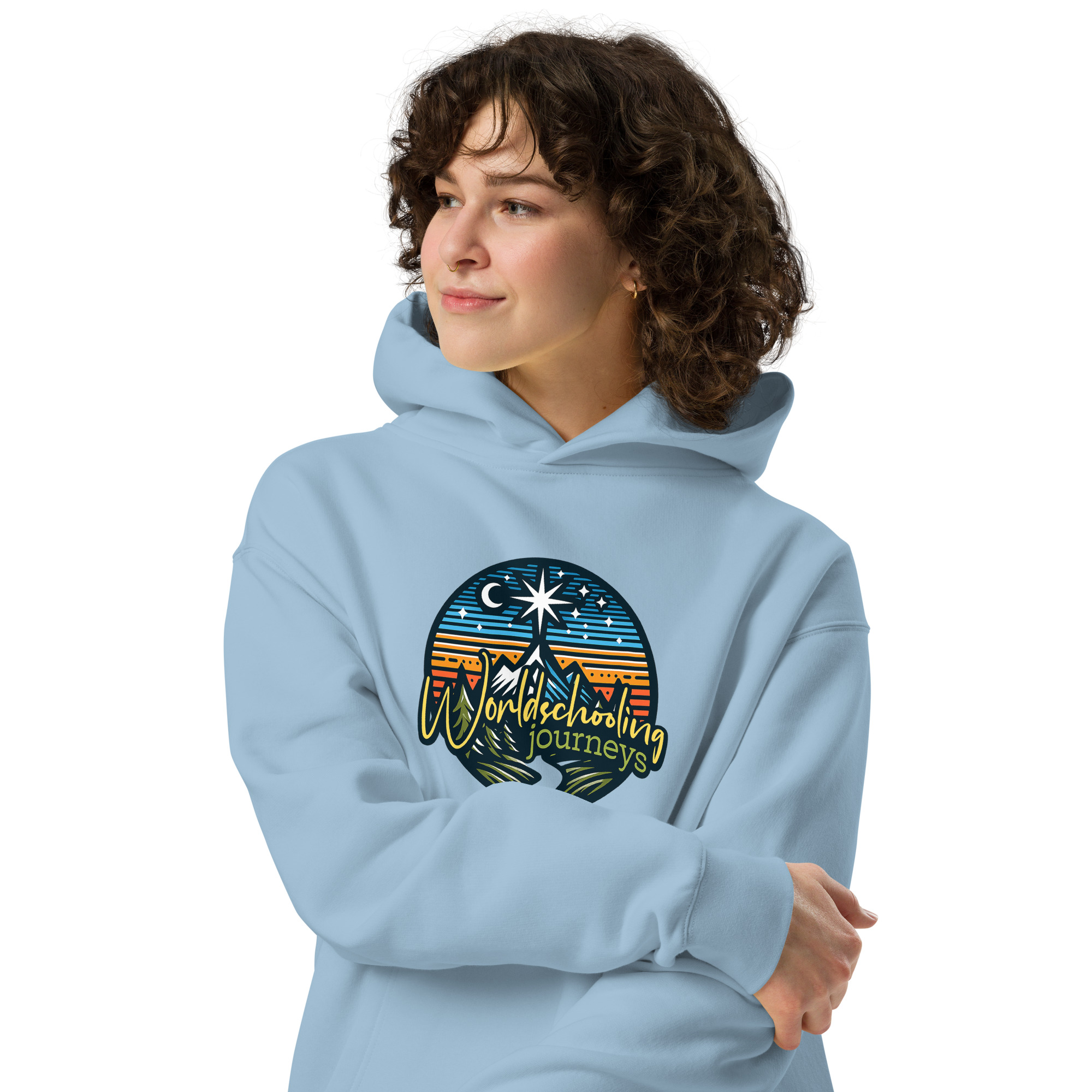 Worldschooling Journeys | Unisex organic hoodie