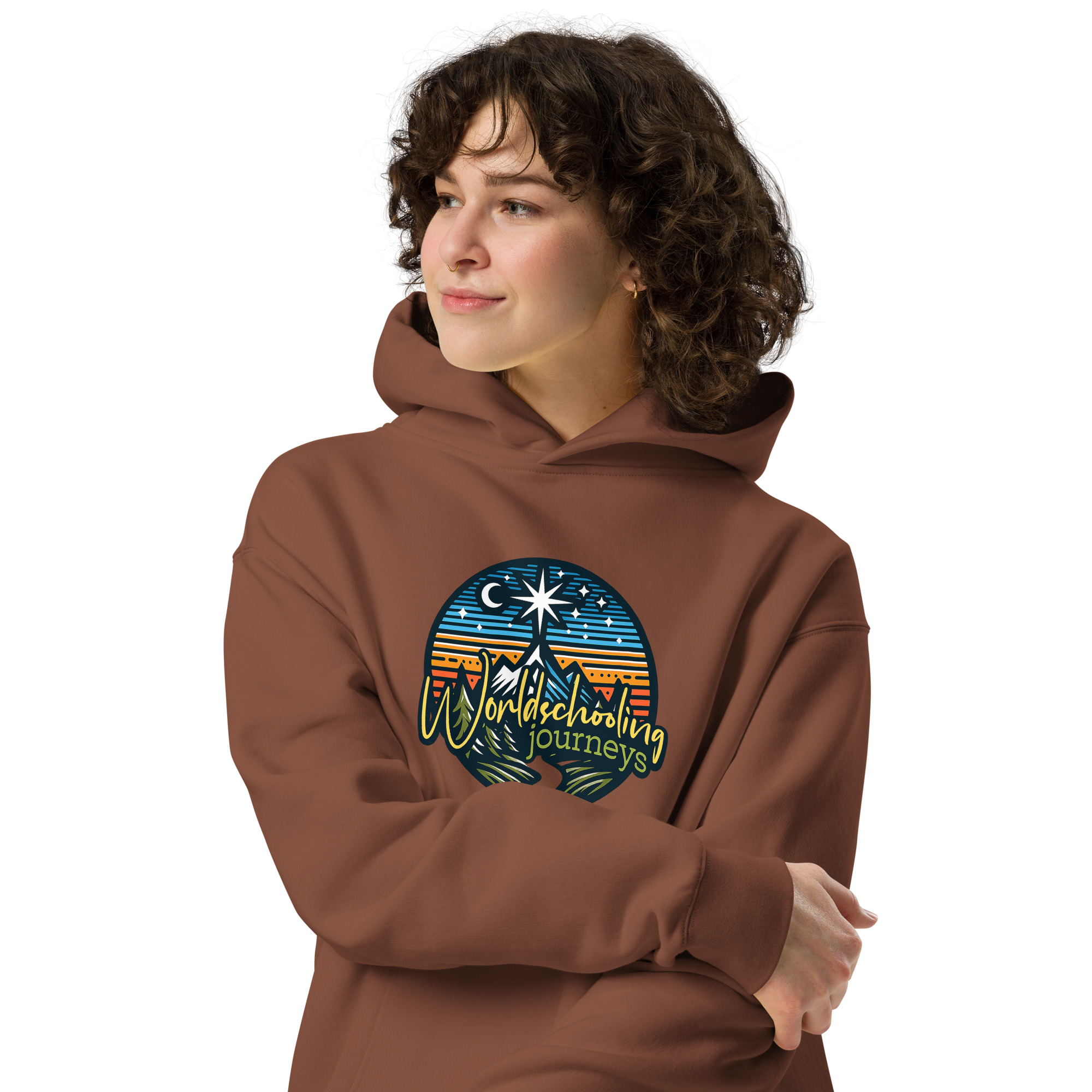 Worldschooling Journeys | Unisex organic hoodie