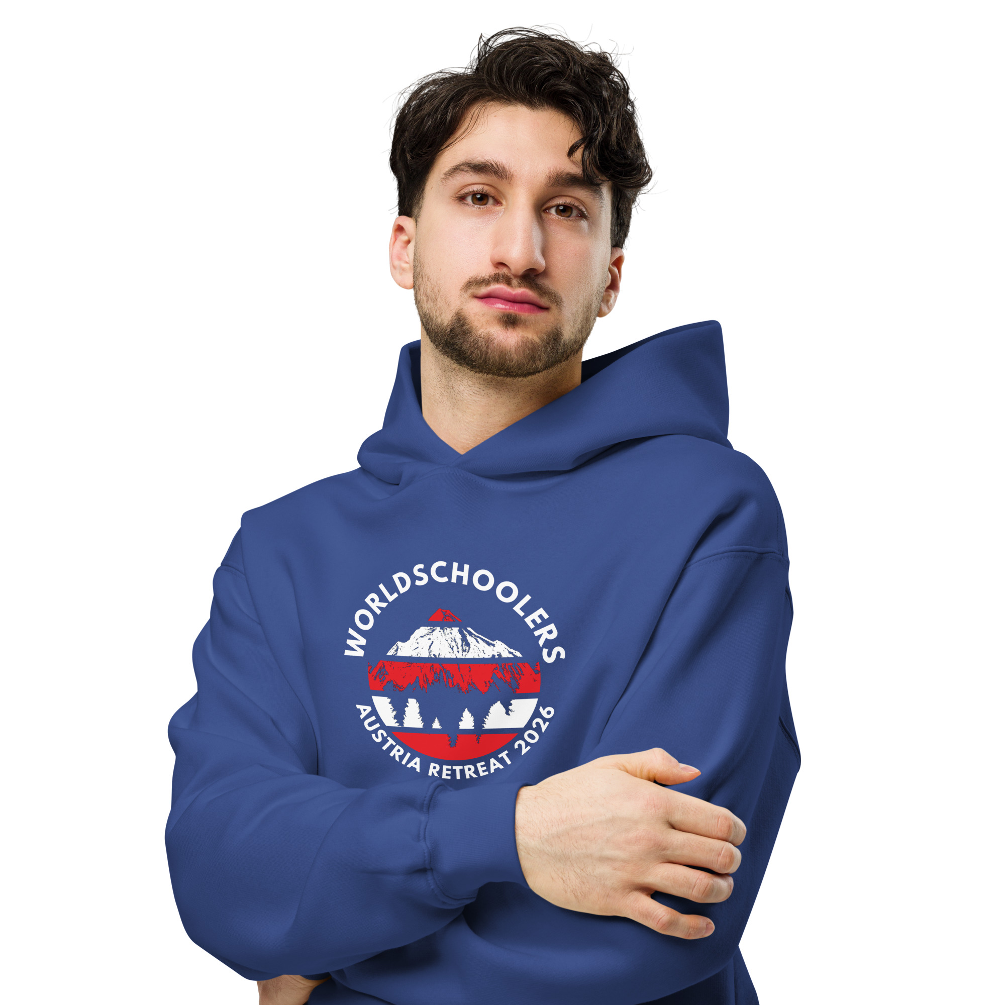 Austria 2026 | Official Red logo | Unisex organic hoodie