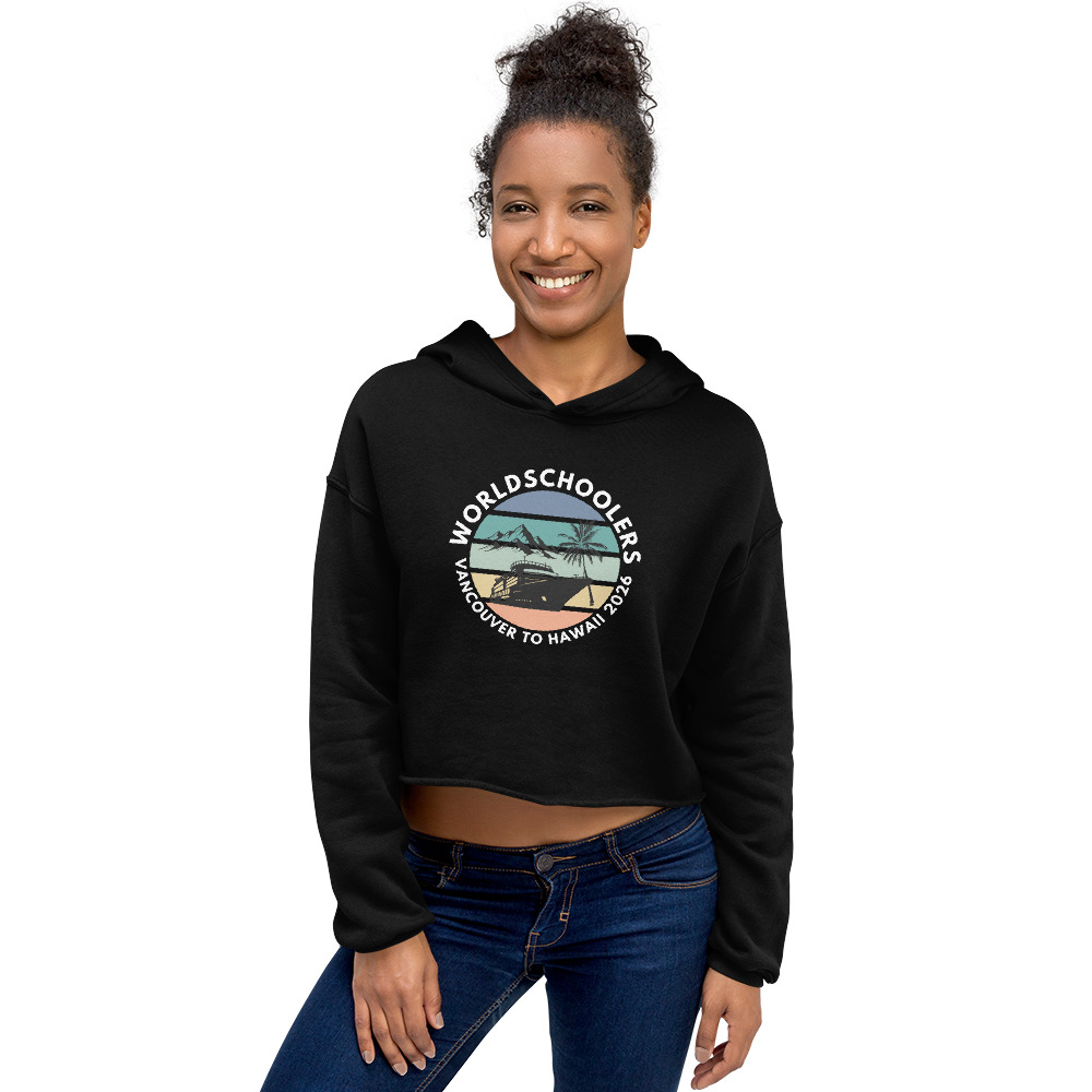 Vancouver to Hawaii 2026 | Crop Hoodie