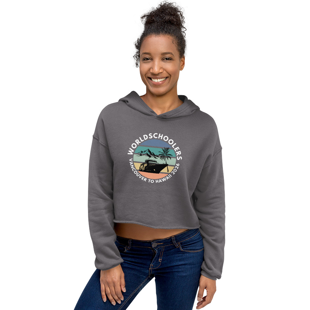 Vancouver to Hawaii 2026 | Crop Hoodie