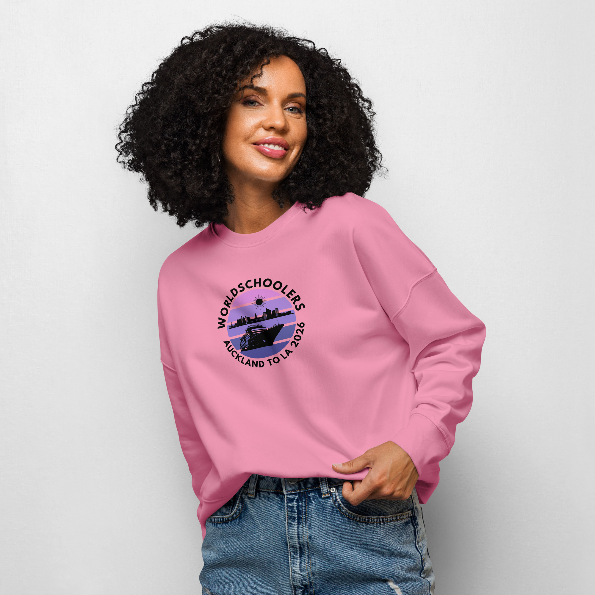 Auckland to LA 2026 | Women’s organic sweatshirt