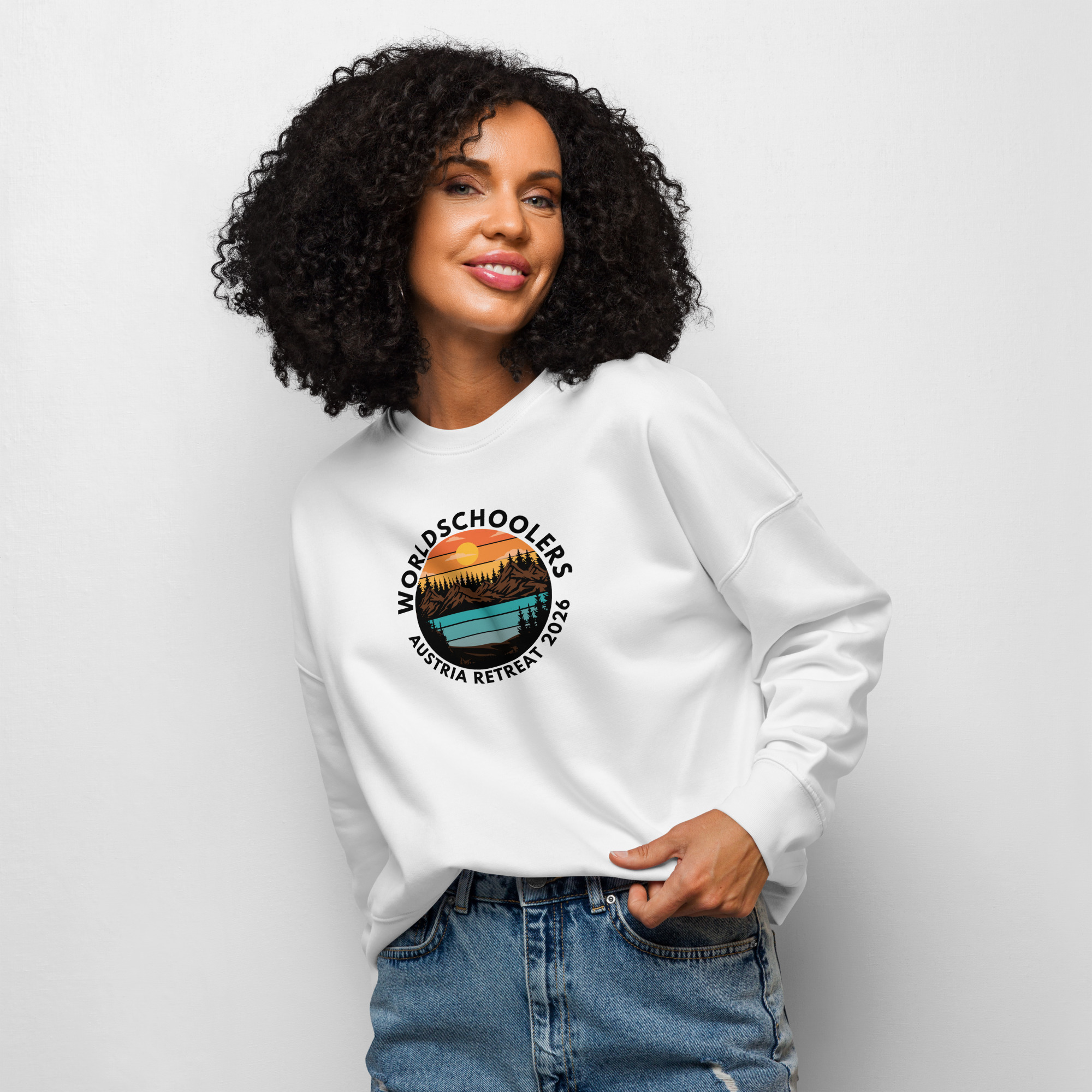 Austria 2026 | Landscape logo | Women’s organic sweatshirt