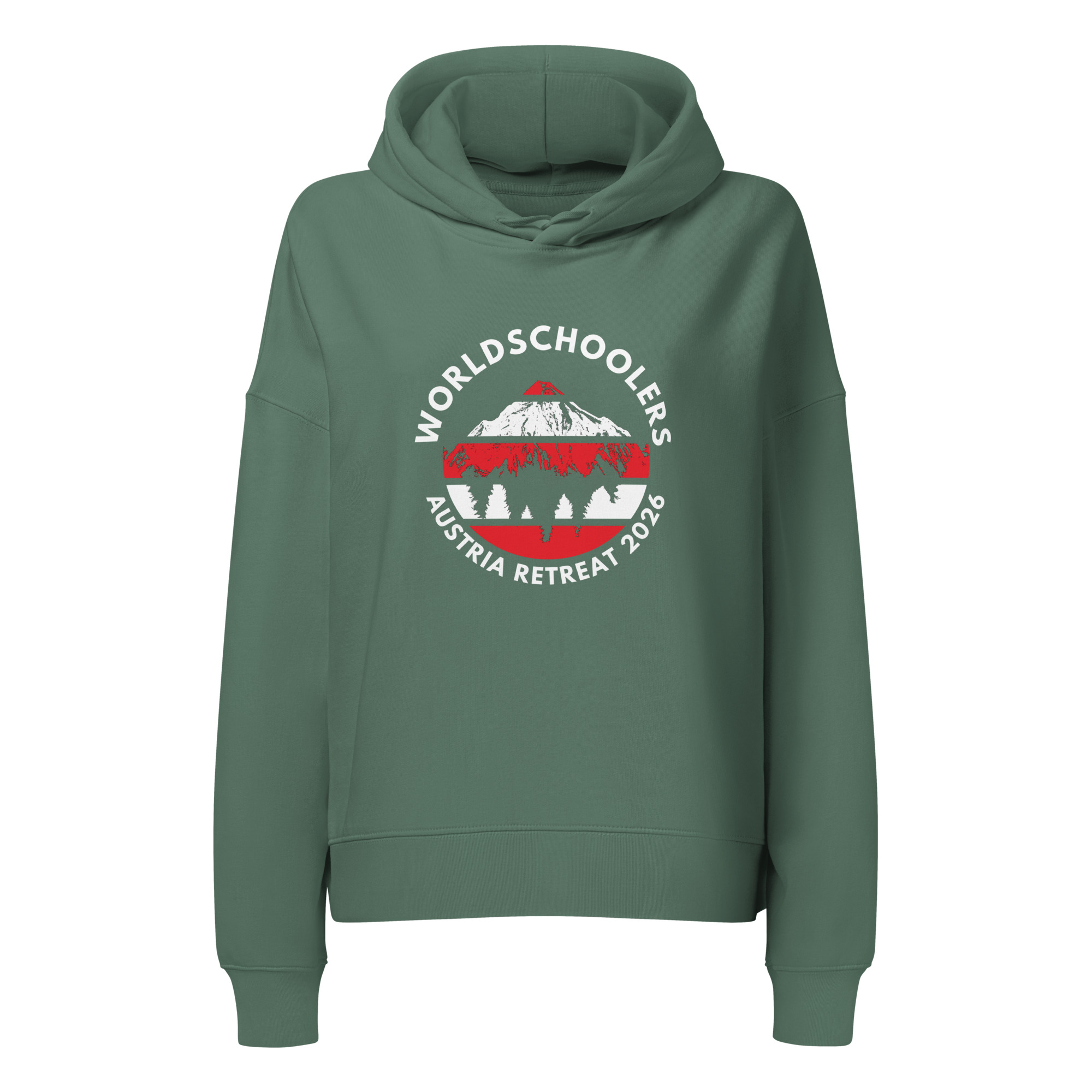 Austria 2026 | Official Red logo | Women’s organic hoodie