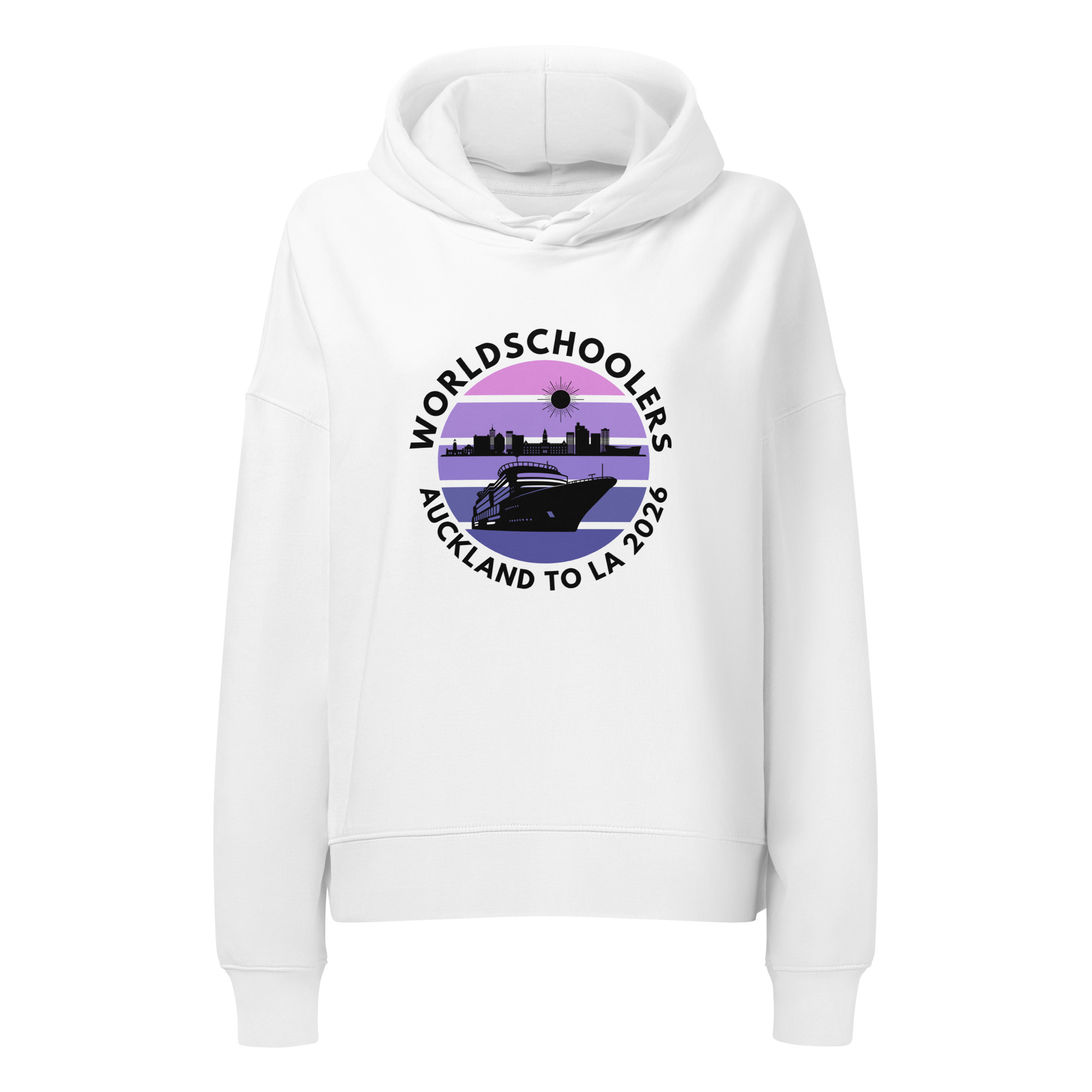 Auckland to LA 2026 | Women’s organic hoodie