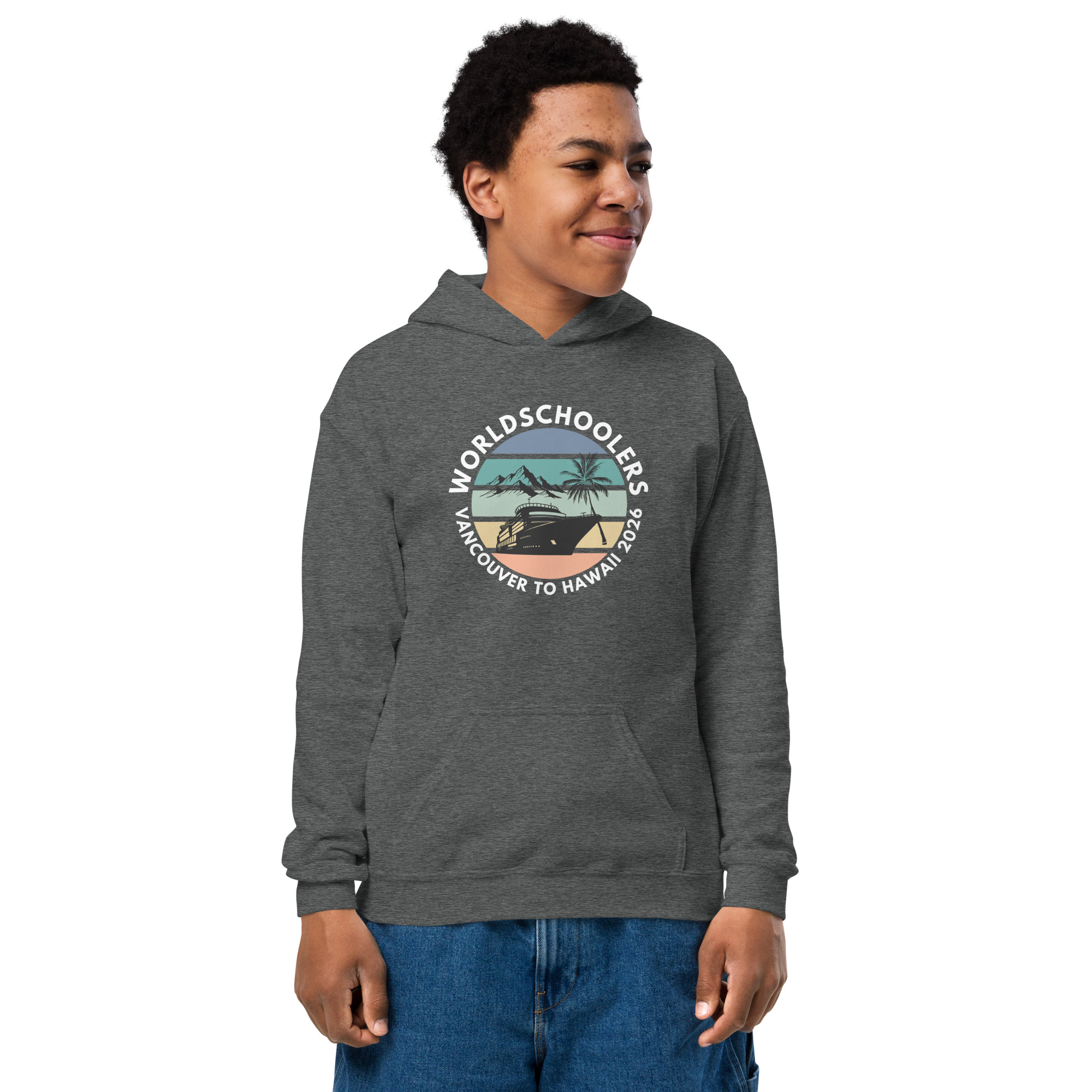 Vancouver to Hawaii 2026 | Youth heavy blend hoodie