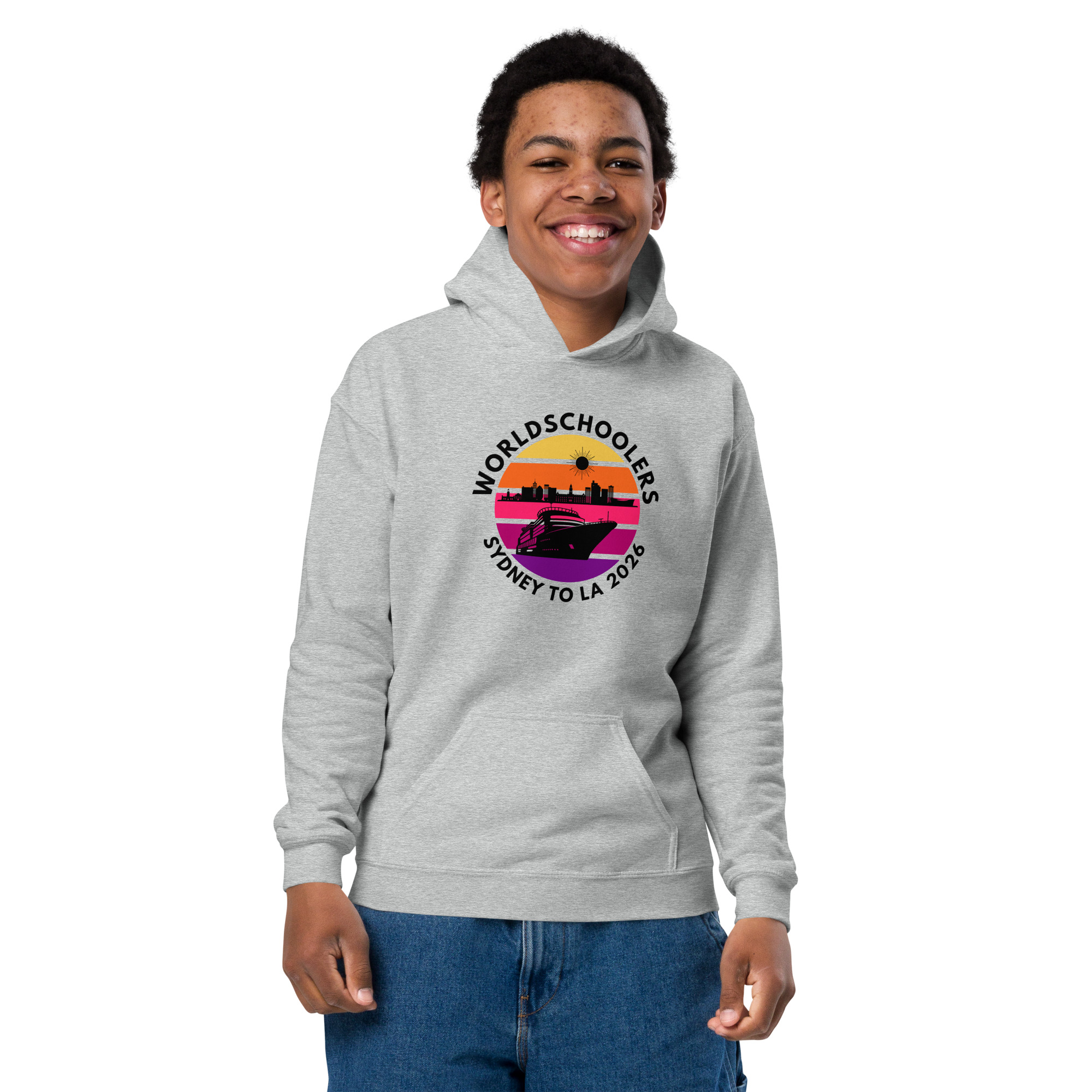 Sydney to LA 2026 | Youth heavy blend hoodie