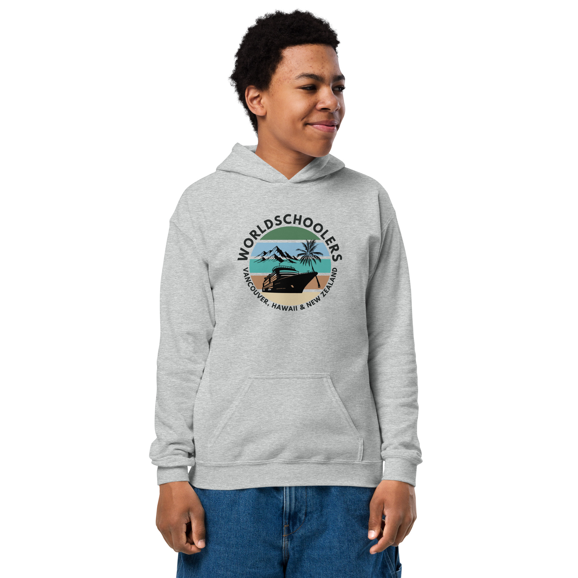 Vancouver, Hawaii & New Zealand | Youth heavy blend hoodie