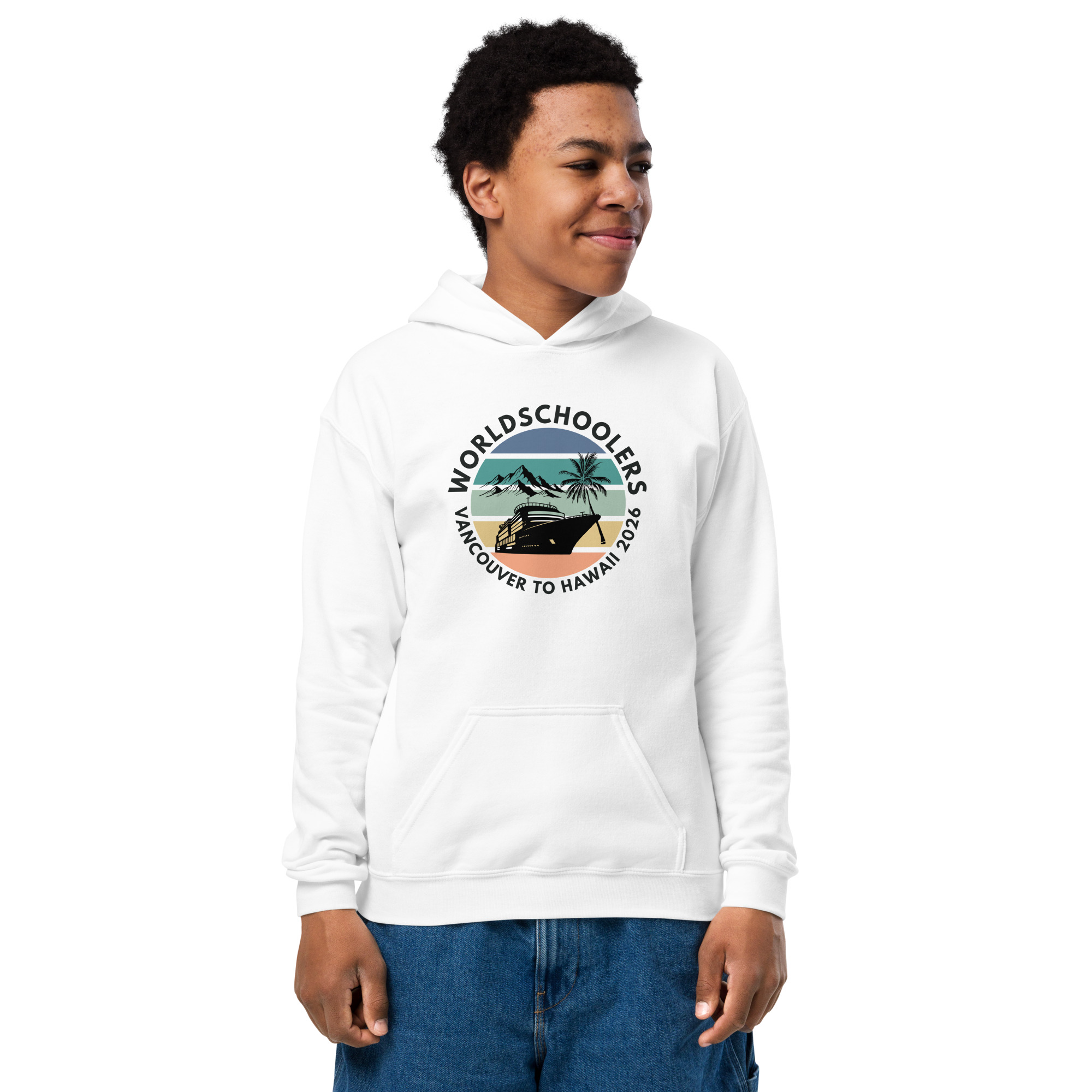 Vancouver to Hawaii 2026 | Youth heavy blend hoodie