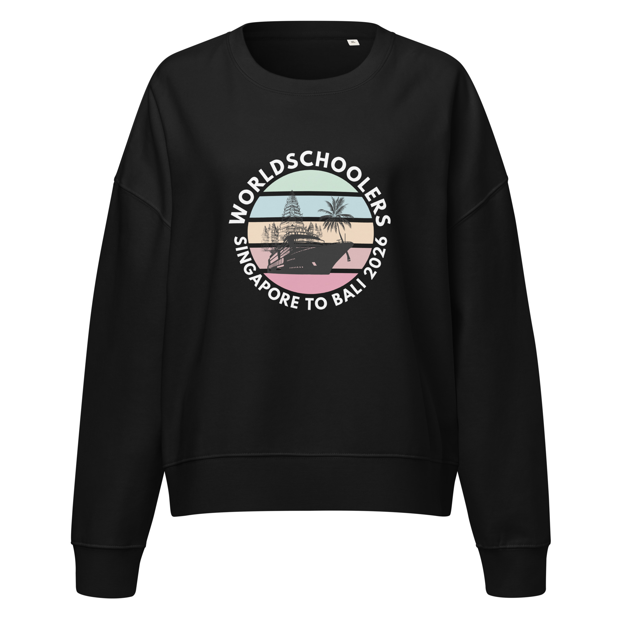 Singapore to Bali 2026 | Women’s organic sweatshirt