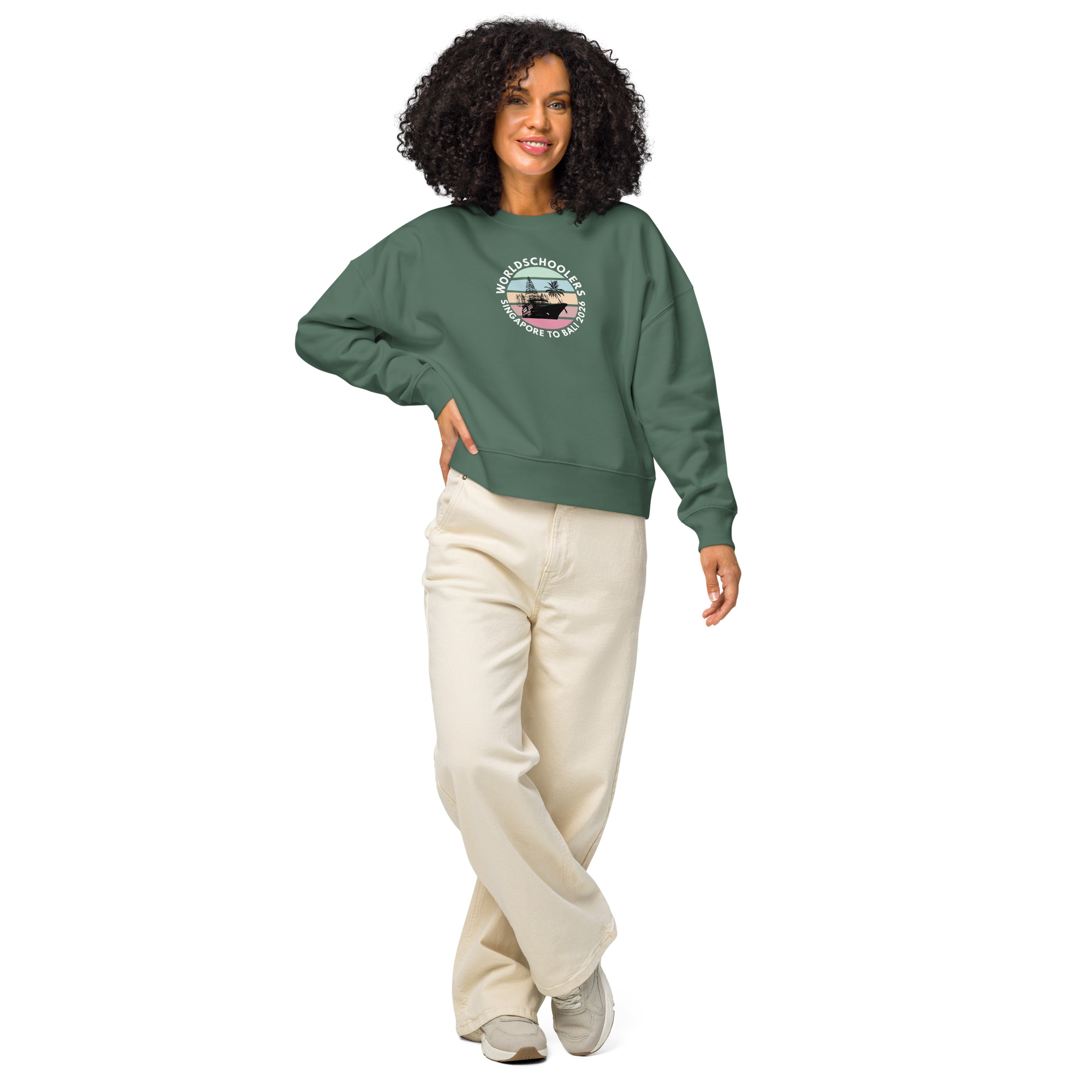 Singapore to Bali 2026 | Women’s organic sweatshirt