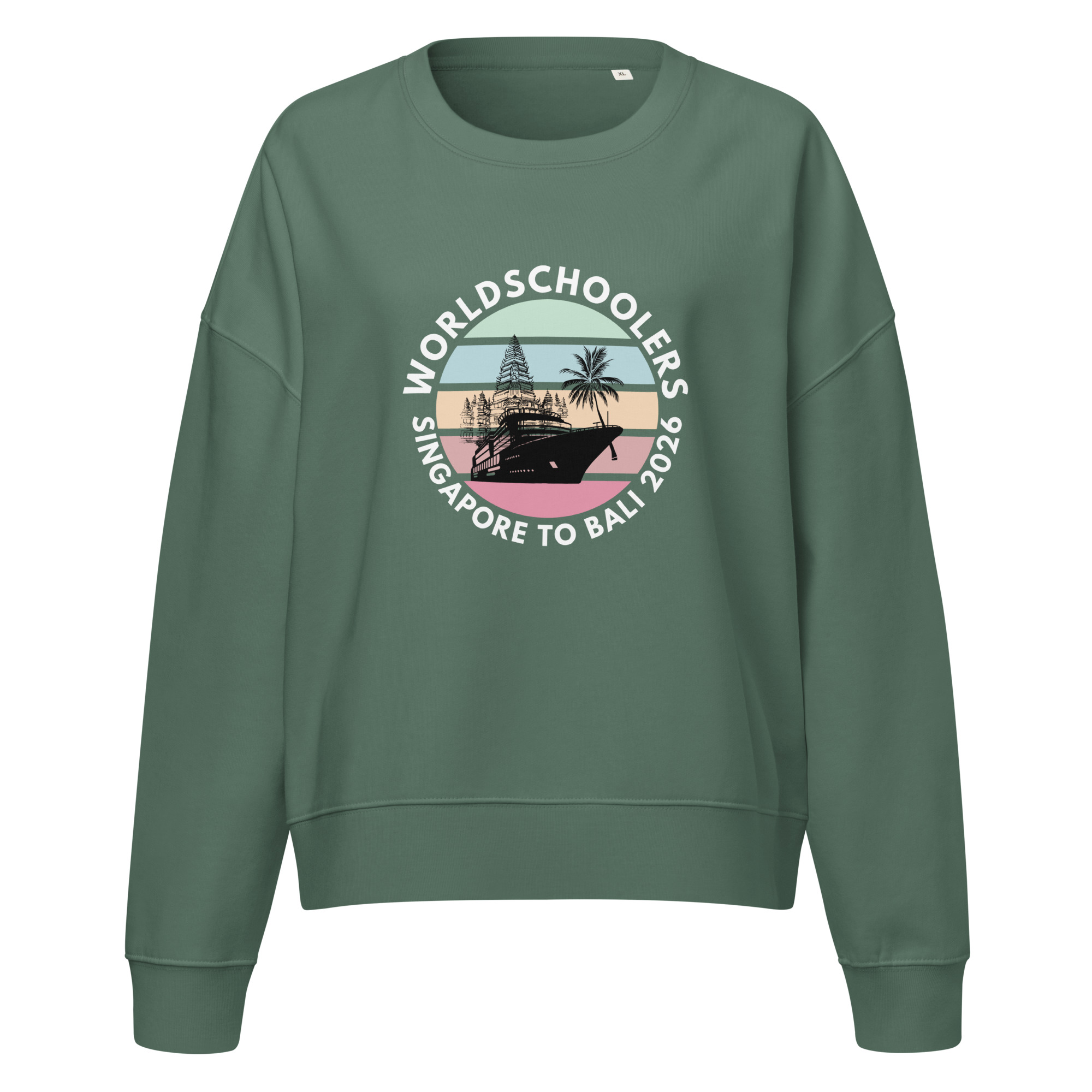 Singapore to Bali 2026 | Women’s organic sweatshirt
