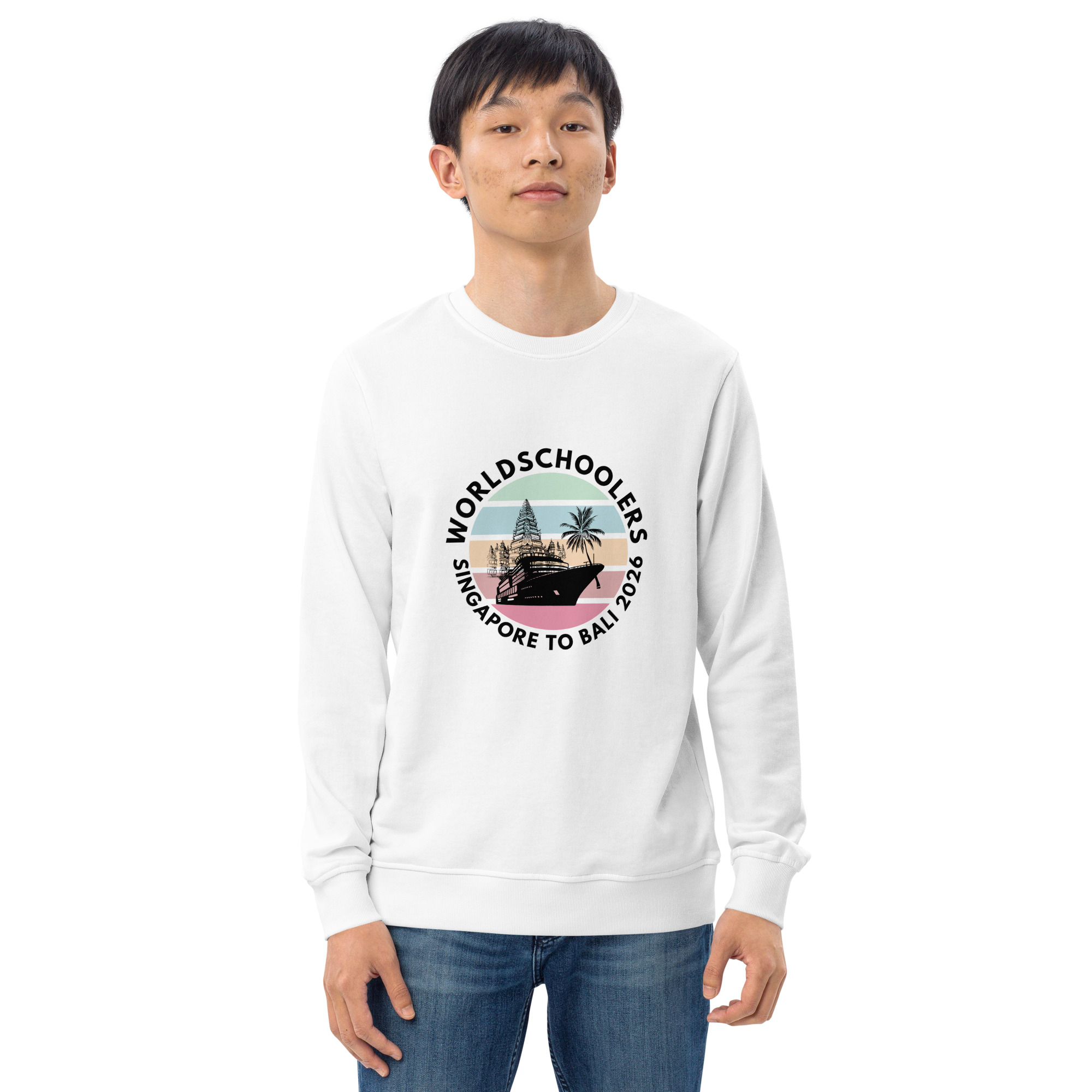 Singapore to Bali 2026 | Unisex organic sweatshirt