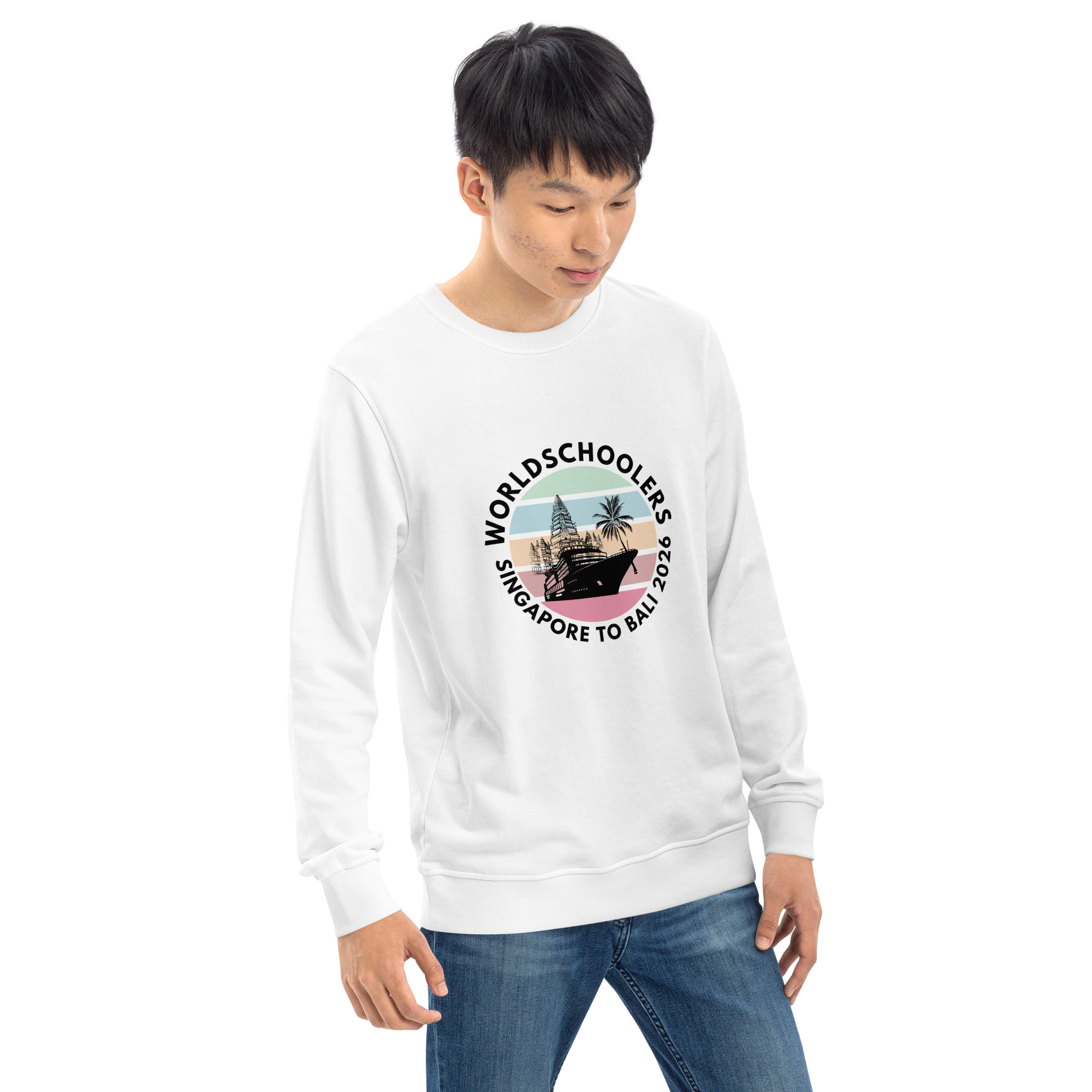 Singapore to Bali 2026 | Unisex organic sweatshirt