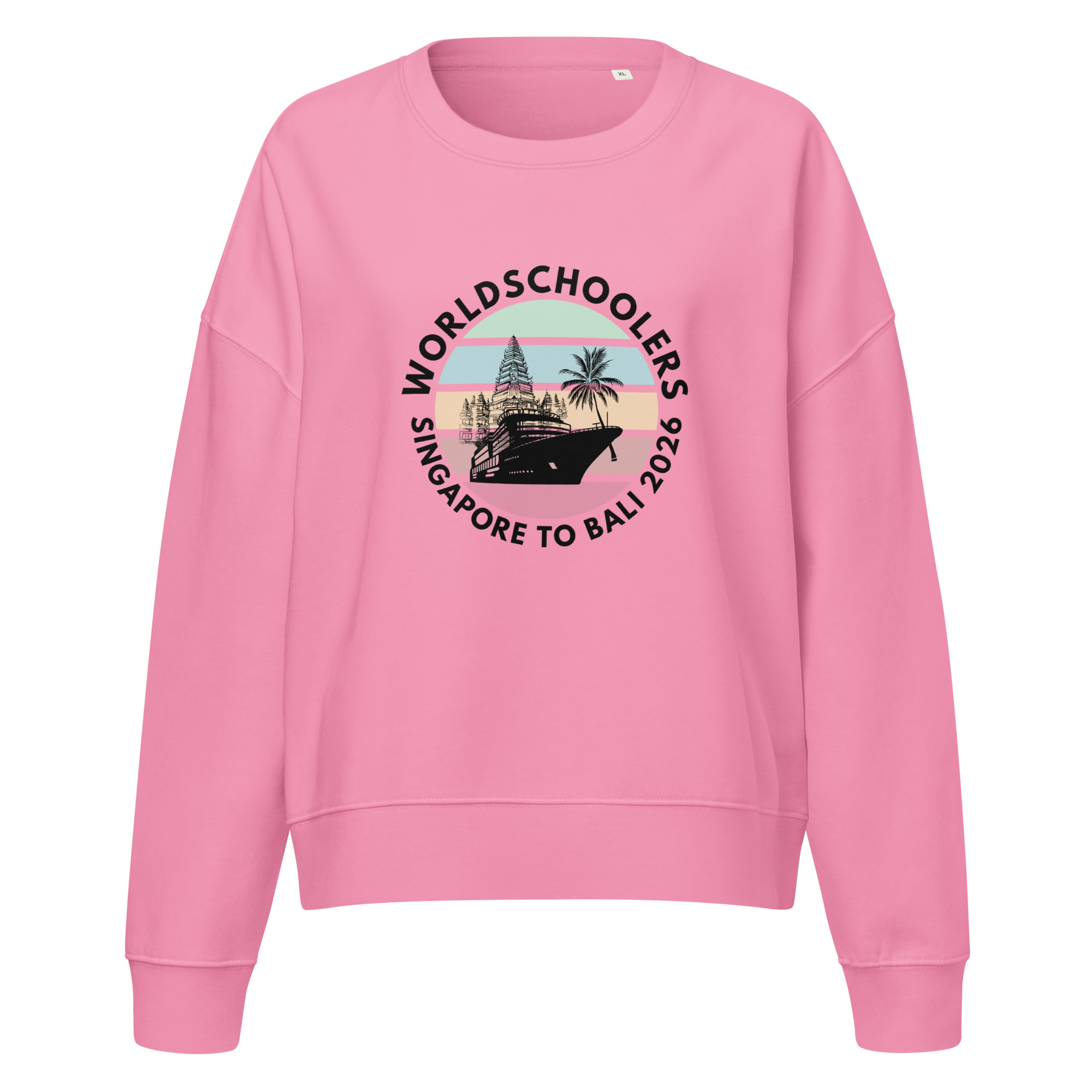 Singapore to Bali 2026 | Women’s organic sweatshirt