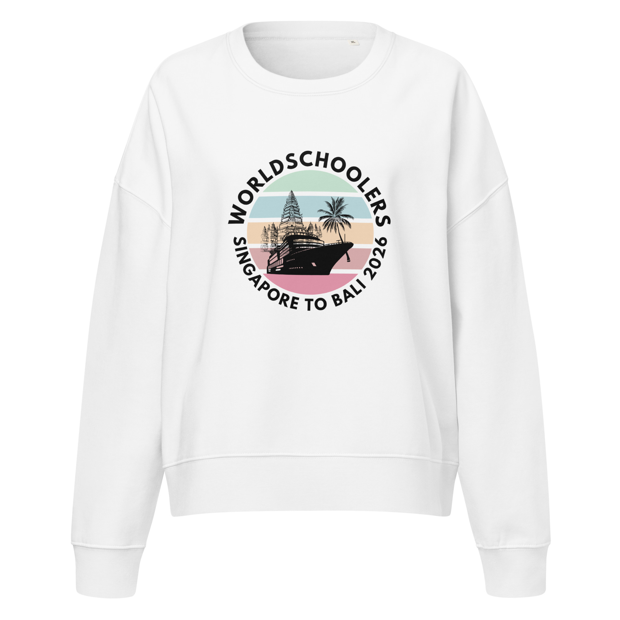 Singapore to Bali 2026 | Women’s organic sweatshirt