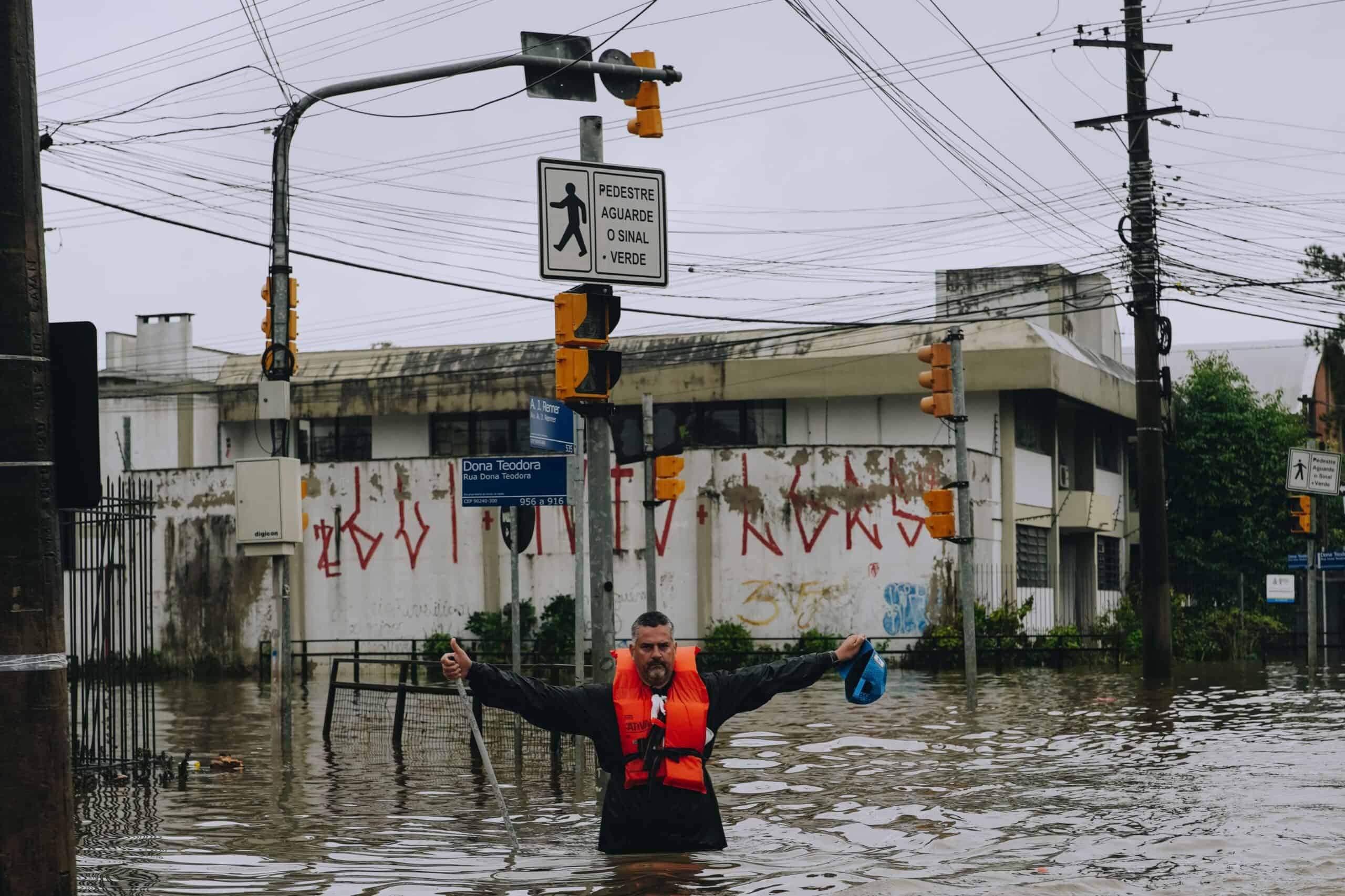 Flooding in Porto Alegre, Brazil