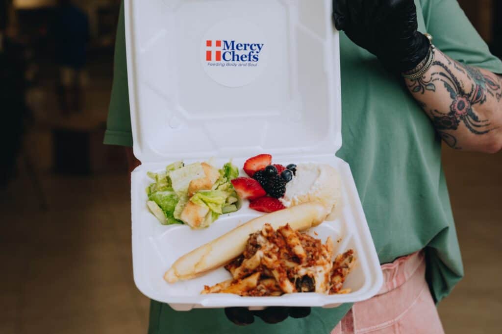 A Mercy Chefs hot meal
