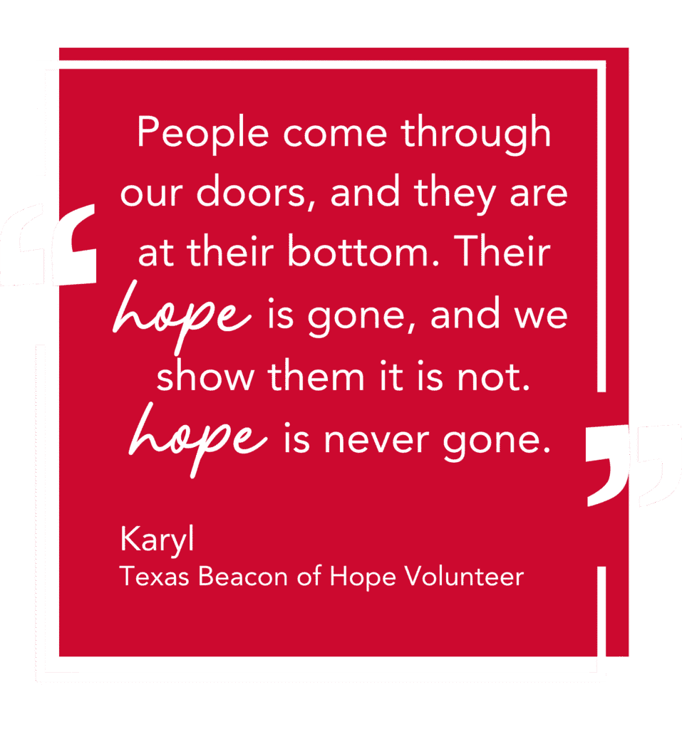 A quote by Karyl, a Mercy Chefs volunteer