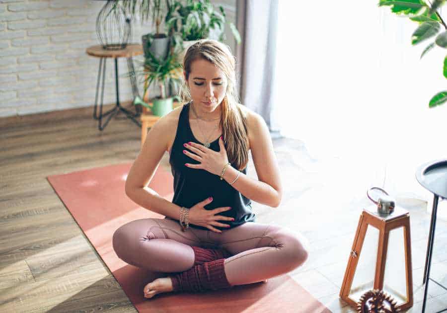 morning activity breath work. Listen to your breath.