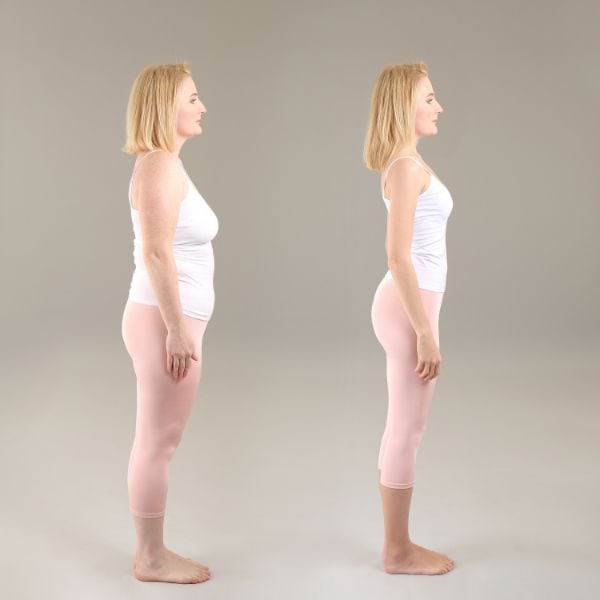 Weight loss progression