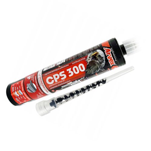 Kotwa chemiczna CPS 300 ARVEX w tubie z aplikatorem, idealna do mocowania elementów ogrodzeń metalowych. - ogrodzenie Metal-Serwis Obrzycko.