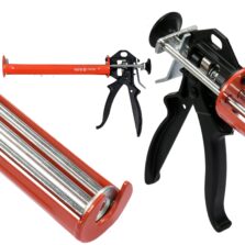 Precyzyjny pistolet do silikonu YATO 300 ml, idealny do prac wykończeniowych i montażowych - ogrodzenie Metal-Serwis Obrzycko.